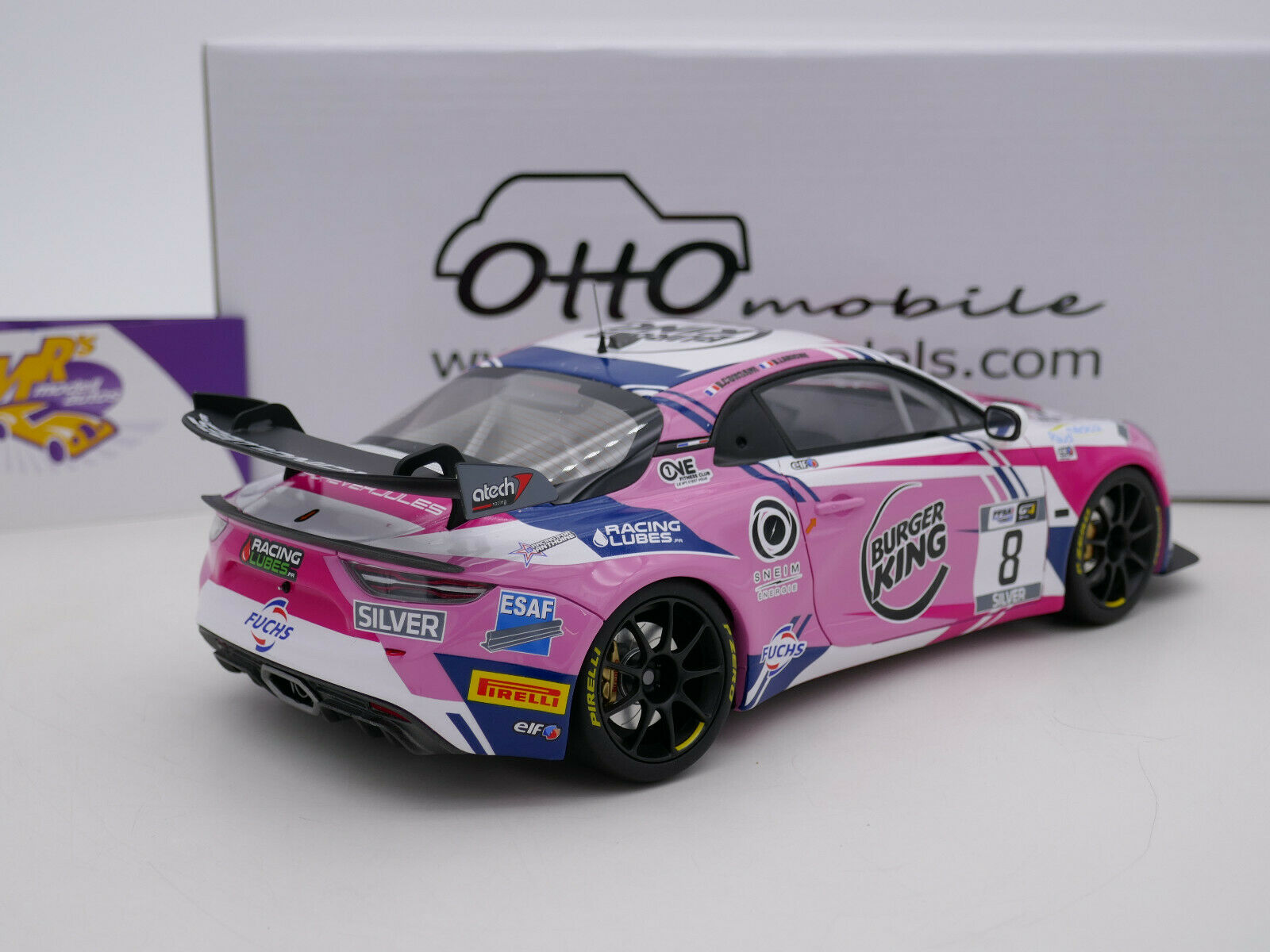 Mrs Modellautos - OTTOmobile OT935 # Alpine A110 GT4 Nr.8 French