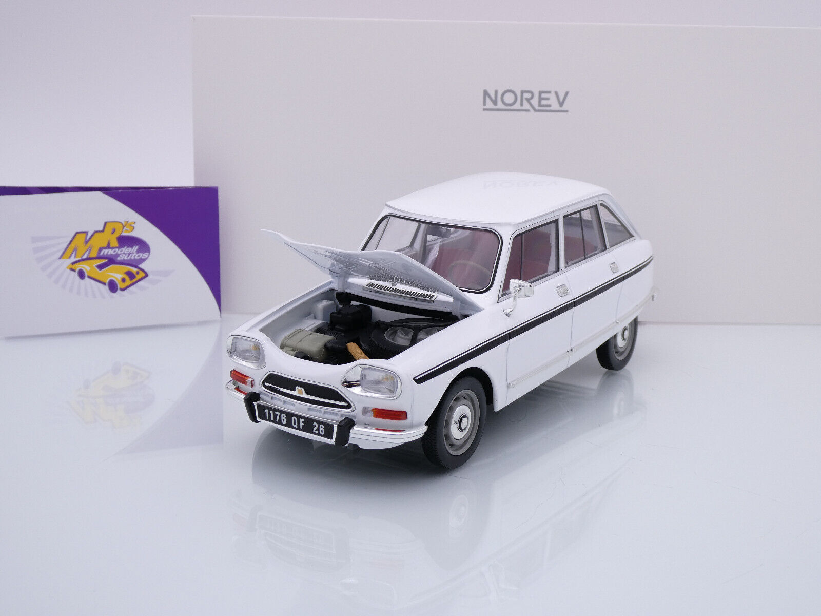 CITROEN - AMI SUPER 1974 - WHITE 1/18 Norev NEUHEIT (Neu und originalverpackt) in Oberrüti für CHF 89.95 – mit Lieferung auf kaufen