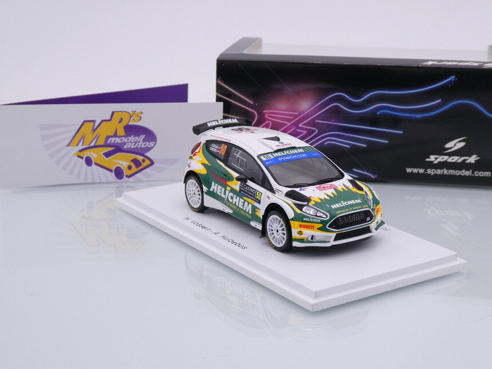 Spark S5986 - FORD Fiesta R5 Henk Vossen N°40 Rallye Monte Carlo 2019 1/43