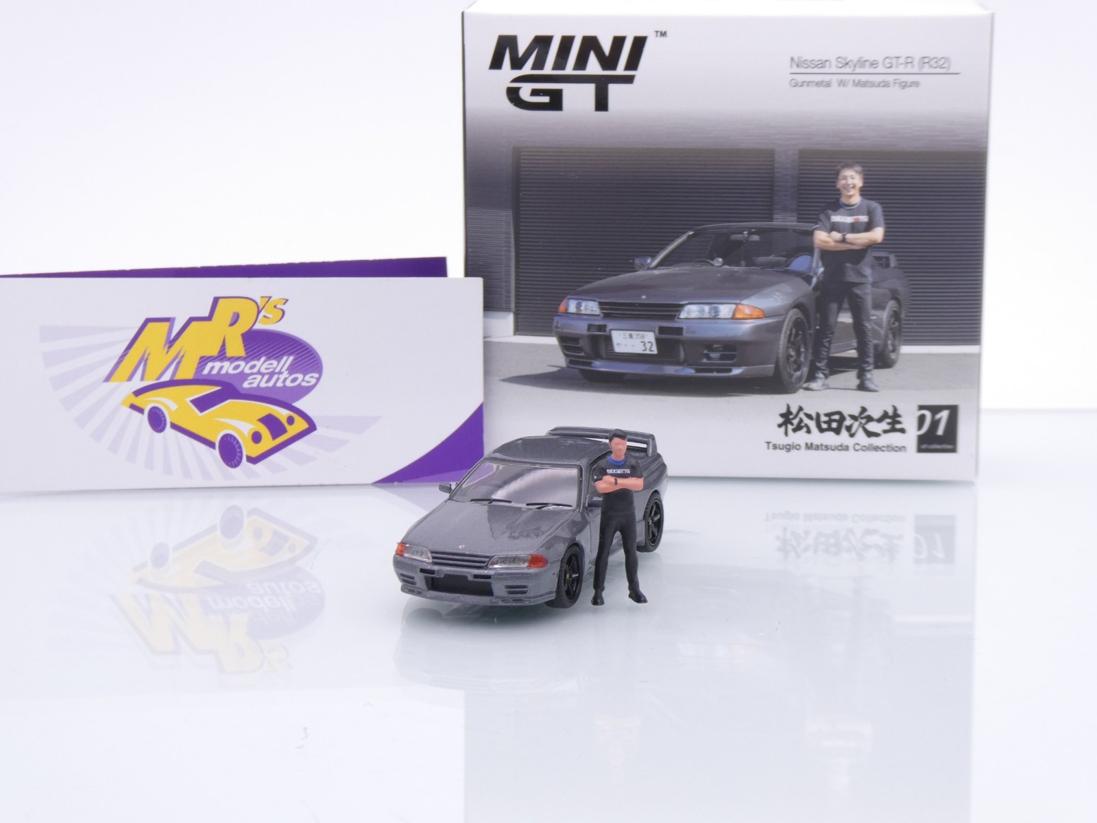 Mrs Modellautos - TSM MINI GT MGT00869-R # Nissan Skyline R32 GT-R