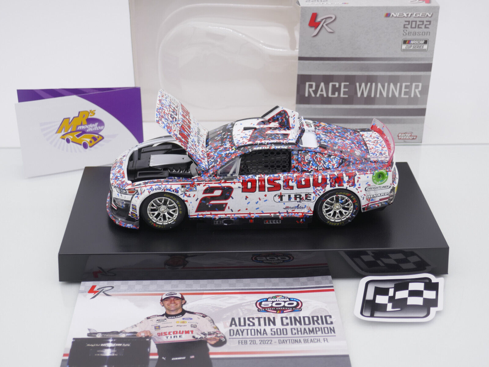 Austin Cindric #2 Menards Richmond 2022 Mustang CX22265MERAE L.E. 1:64
