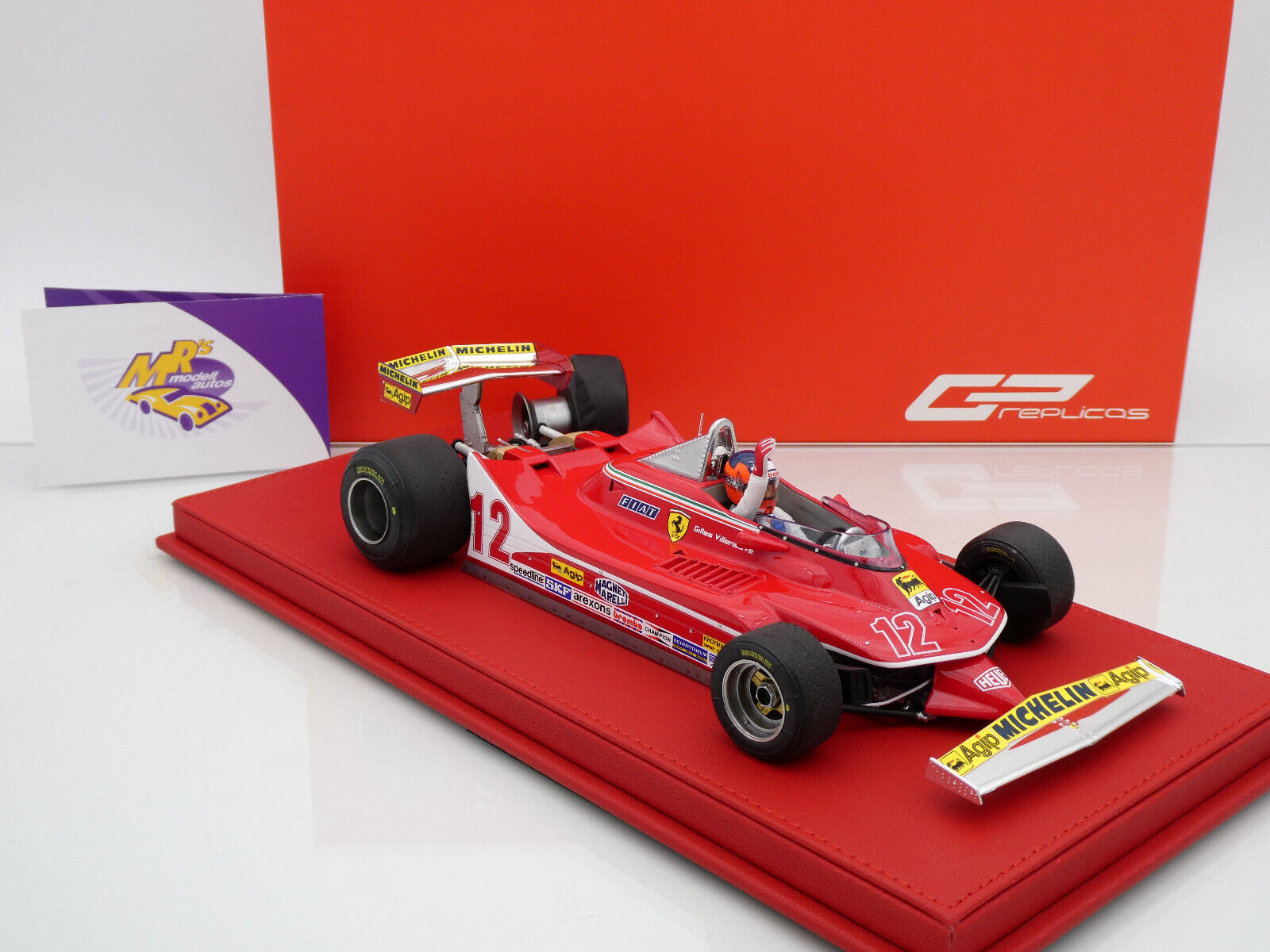 Mrs Modellautos - GP Replicas GPGV02 # Ferrari 312 T4 F1 Nr.12