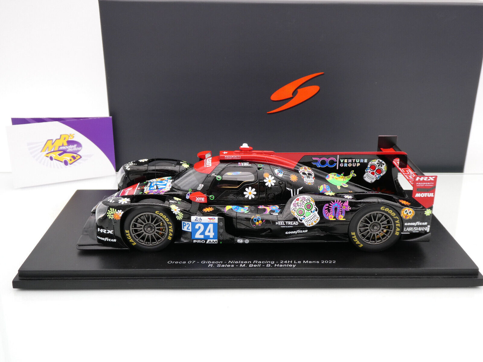 Schaalmodel Oreca 07 Gibson N°14 Nielsen Racing 24h Le Mans 2023 R