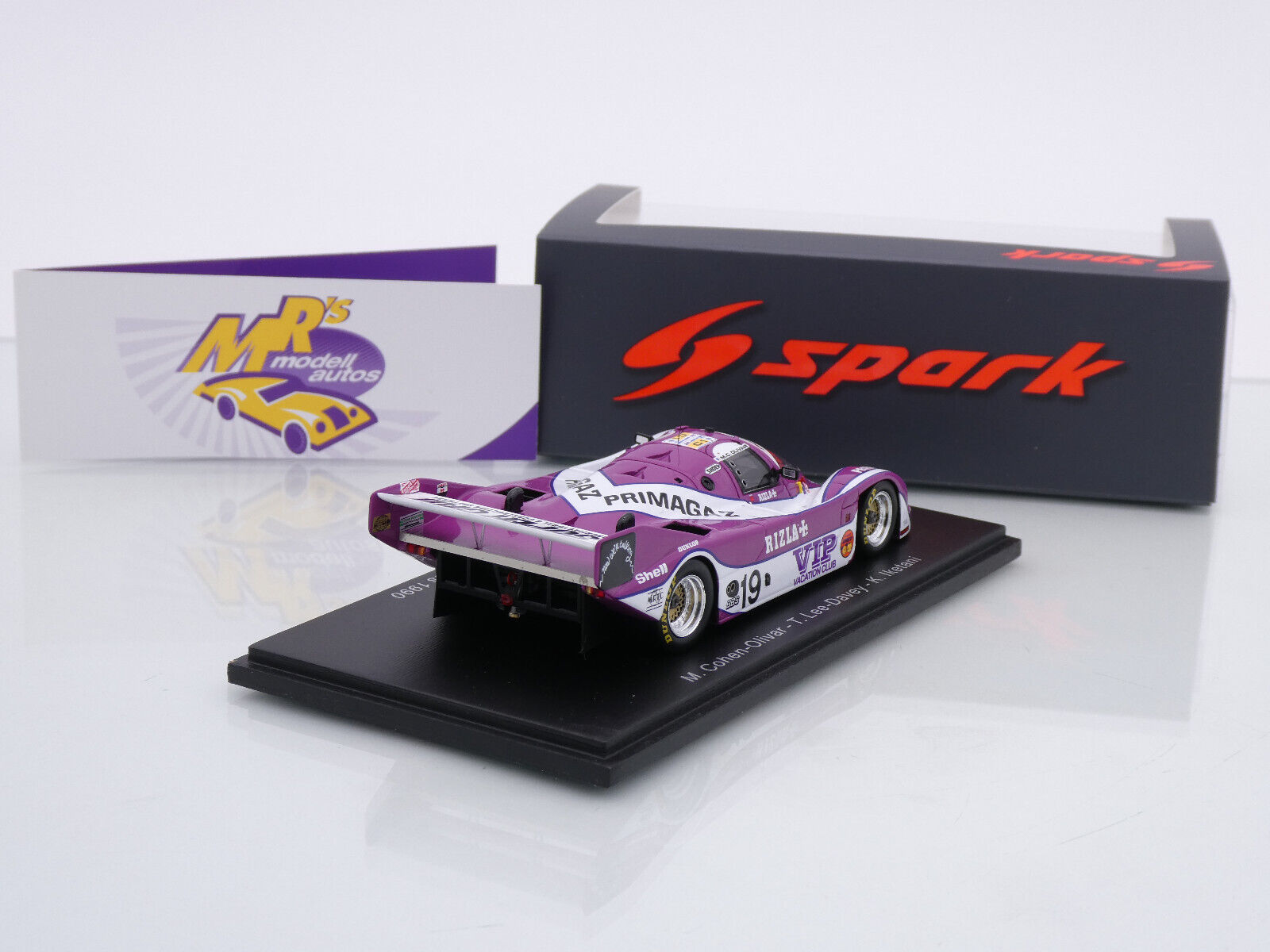 Porsche 962 C 24h Le Mans 1990 Cohen Olivar Iketani Lee Davey 1:43 Spark 9882