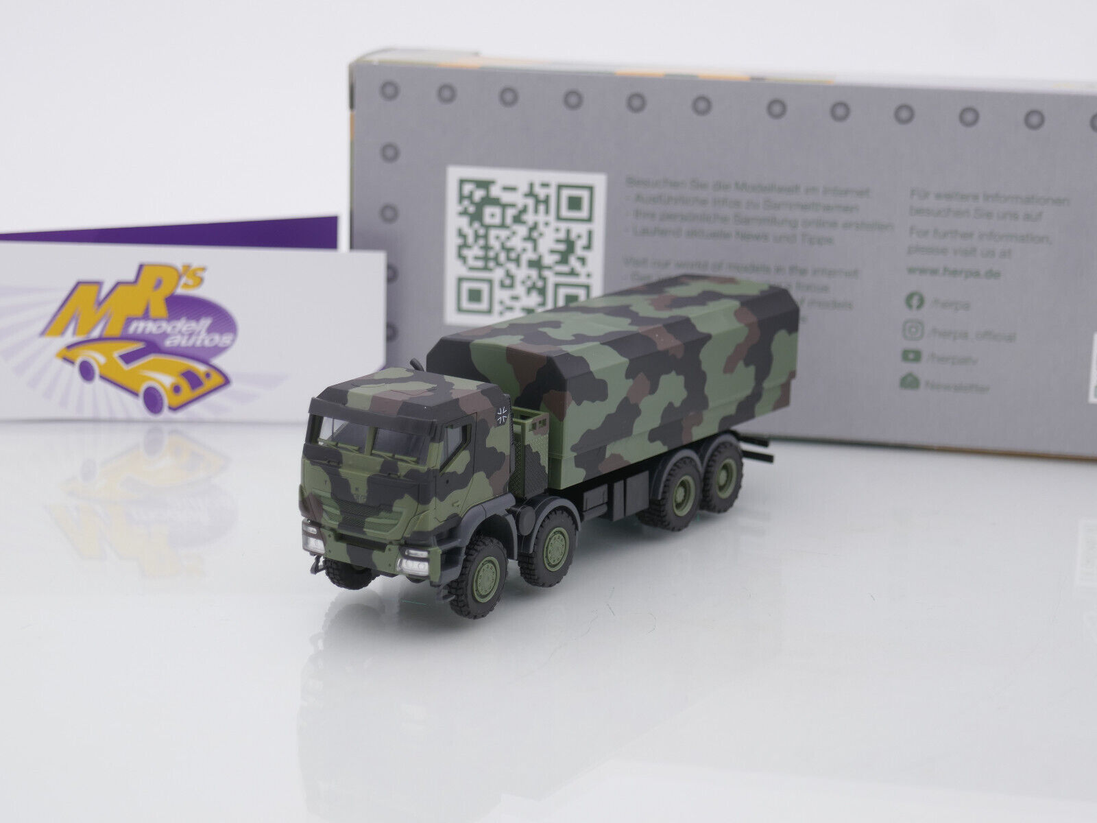 Mrs Modellautos - Herpa 746922 # Iveco Trakker 8x8 geschützt Pritschen ...