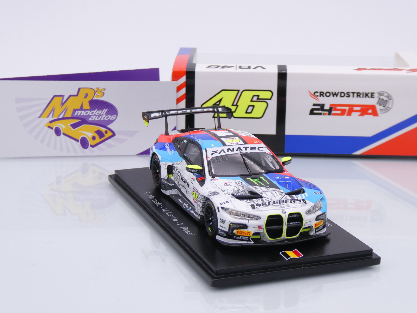 BMW M4 GT3 n° 46 Sieger Road To Le Mans 2023 Valentino Rossi 1/43 Minichamps 410232546
