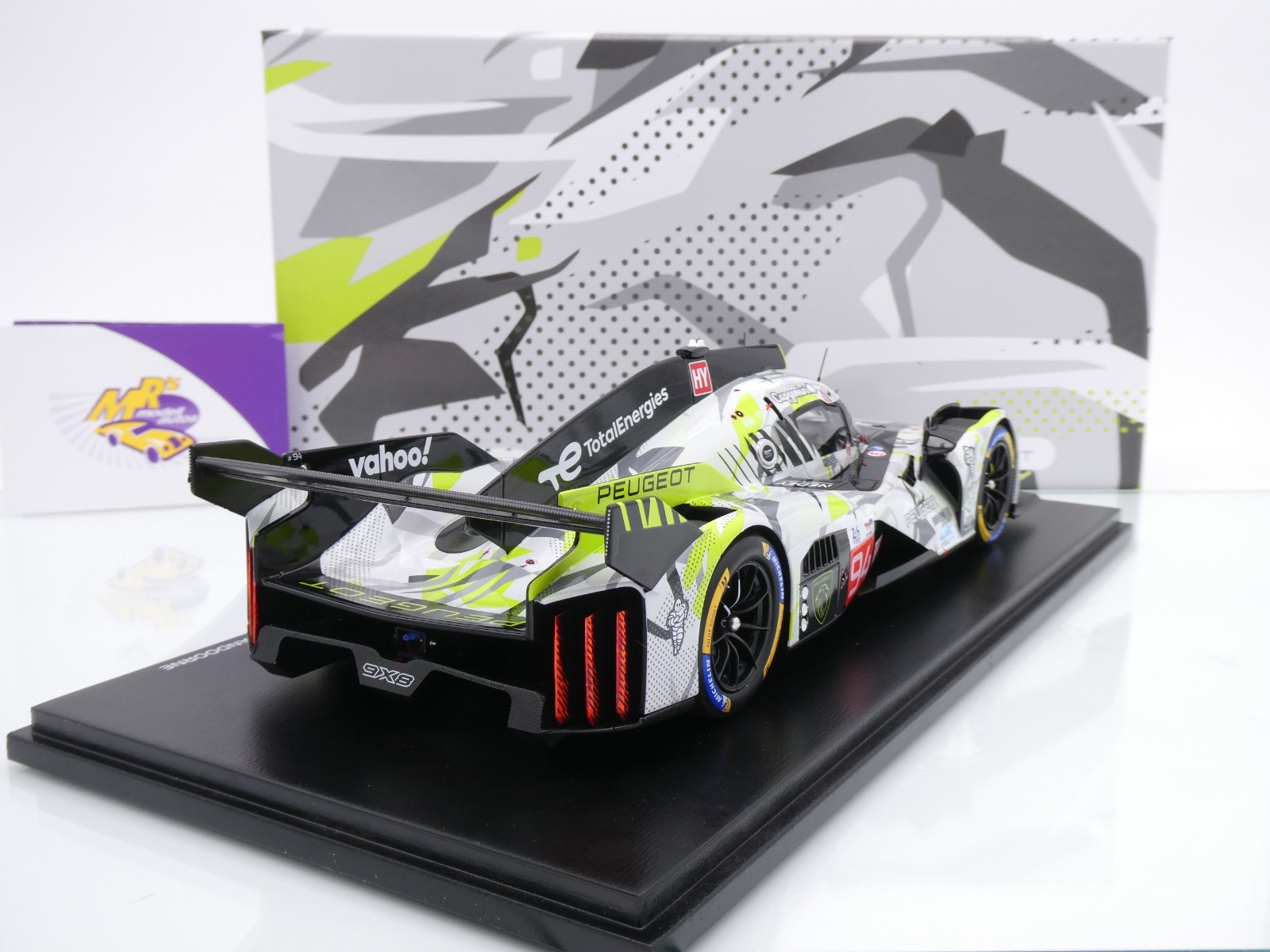 Modèle Réduit 1:18 Spark - Peugeot 9X8 #94 Le Mans 2024 - Vandoorne/Di Resta/Duval - Neuf