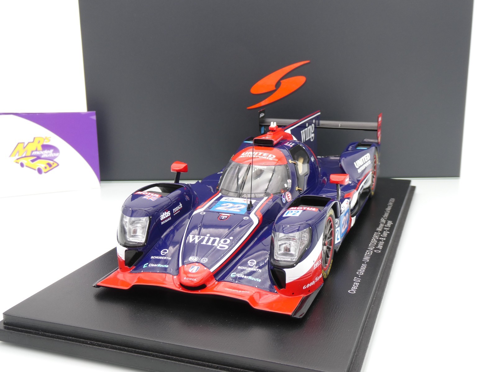 Modèle Réduit SPARK 1/18 - ORECA 07 Gibson - 2ème Classe LMP2 Aux 24H Du Mans 2024 - Résine, Neuf En Boîte