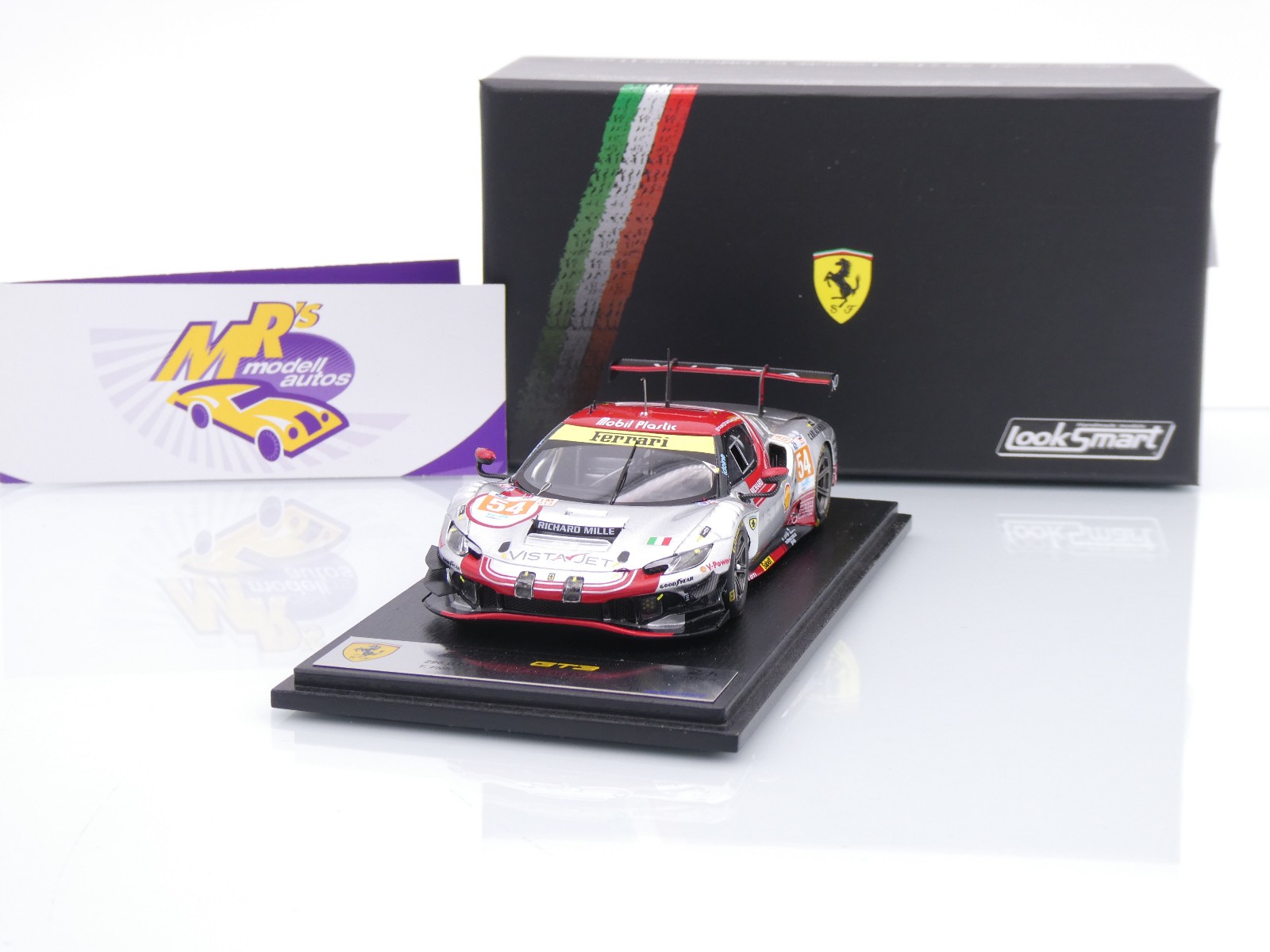 LOOKSMART 1/43 - FERRARI 296 GT3 - Le Mans 2024 - Five Diecast