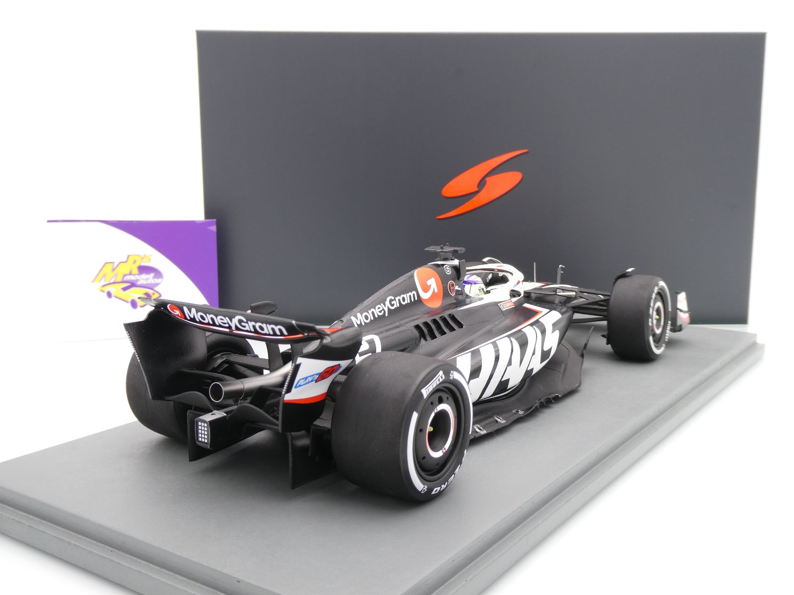 Voiture Miniature Haas F1 VF-24 Nico Hulkenberg #27 GP Australie 2024 - Spark échelle 1/64
