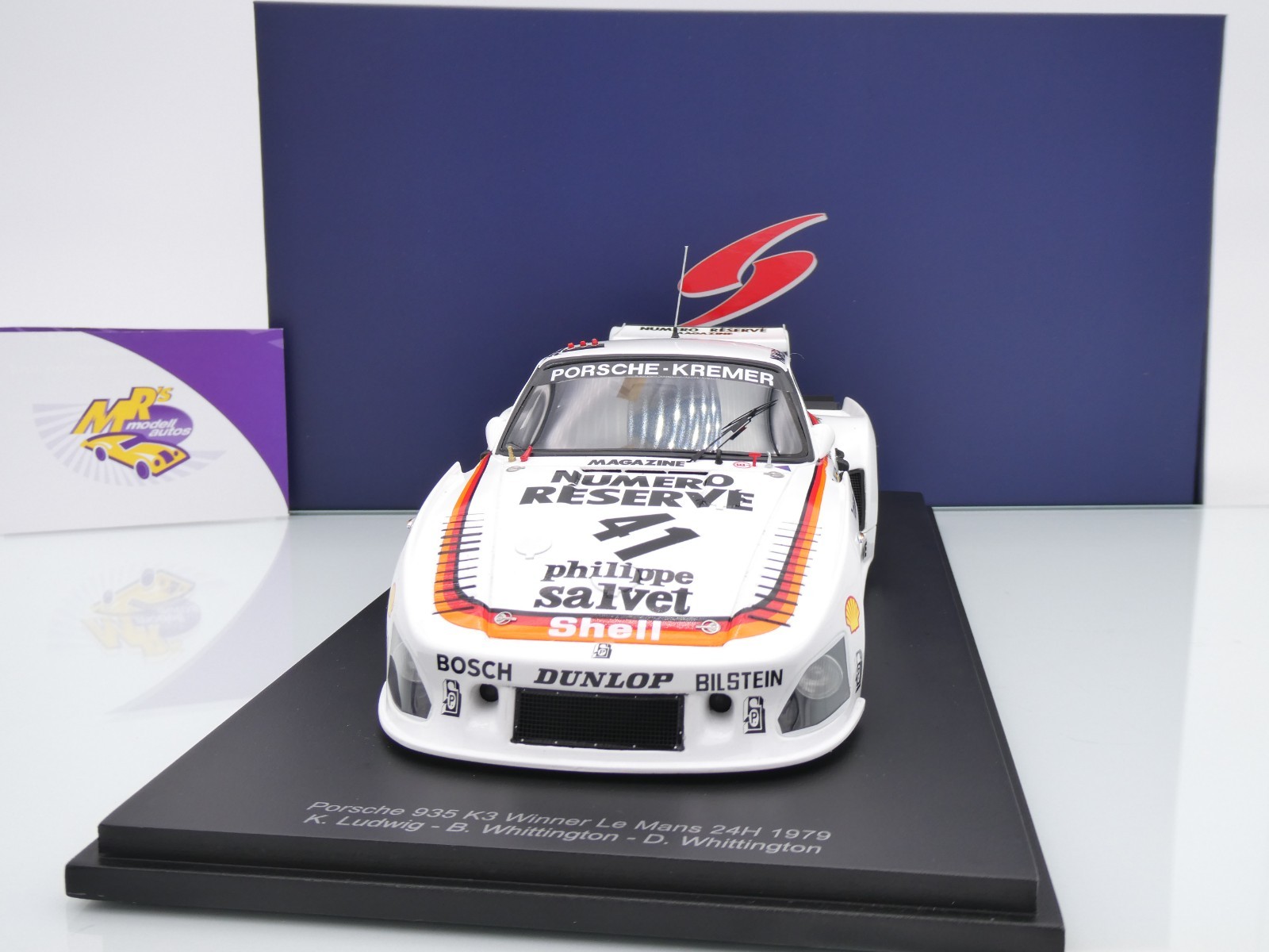 Mrs Modellautos - Spark 18LM79 # Porsche 935 K3 #41 Winner 24h Le