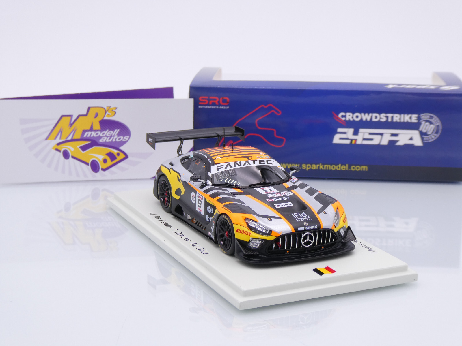 ミニカー 1/43 Mercedes AMG GT3 EVO 24H Spa 2024 ミニカー 1/43