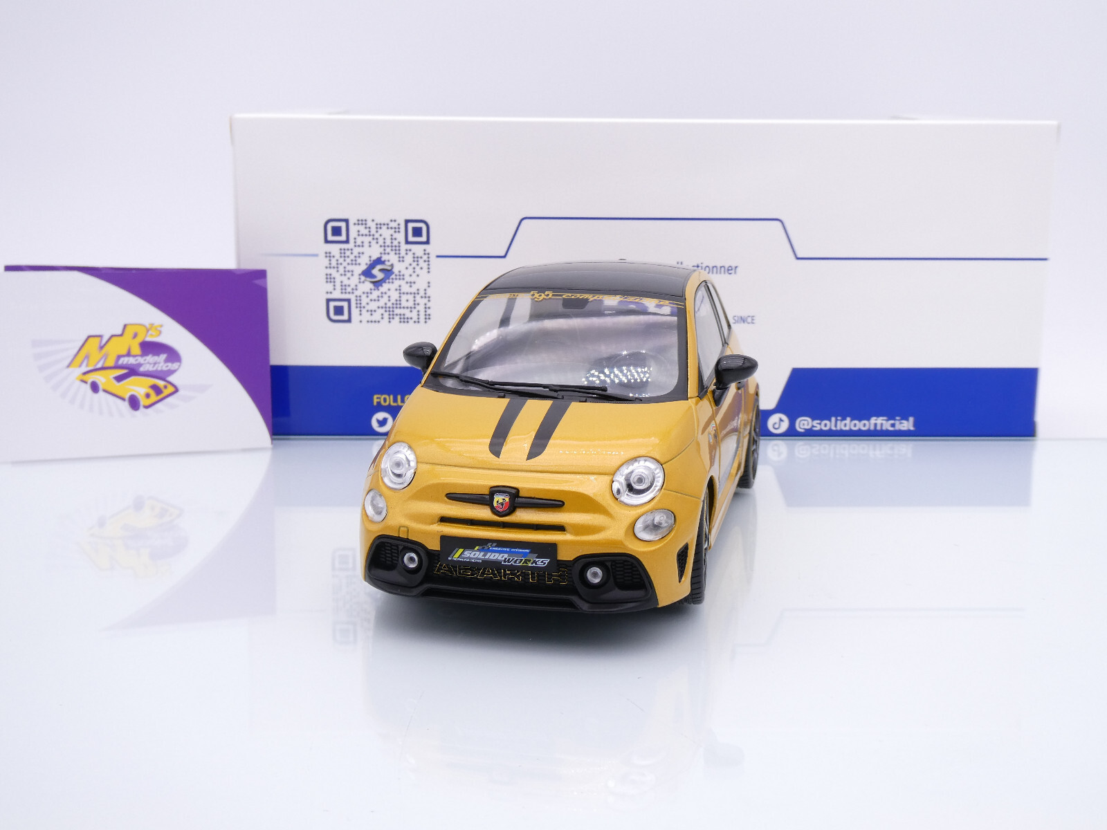 Mrs Modellautos - Solido S1811306 # Fiat Abarth F595 Baujahr 2024
