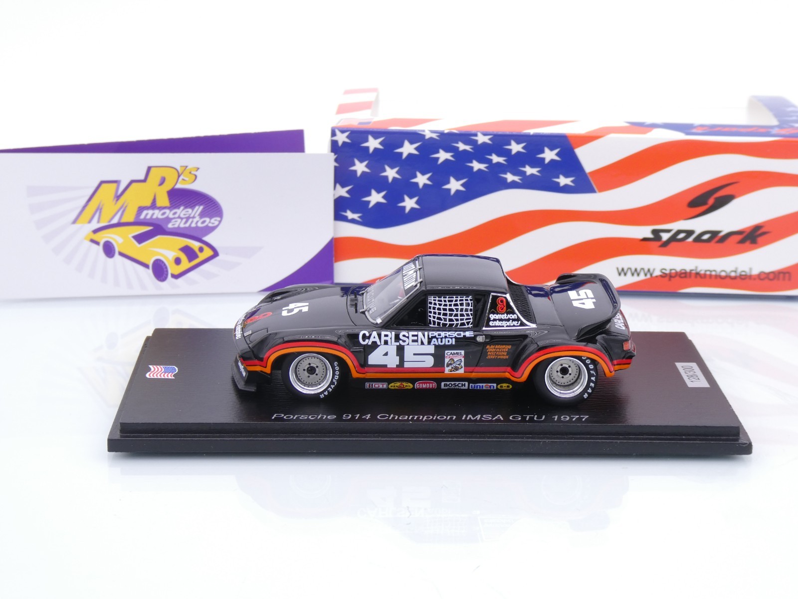 Miniature Spark Porsche 914/4 N°22 IMSA 1982 – Échelle 1:43, Résine, Occasion