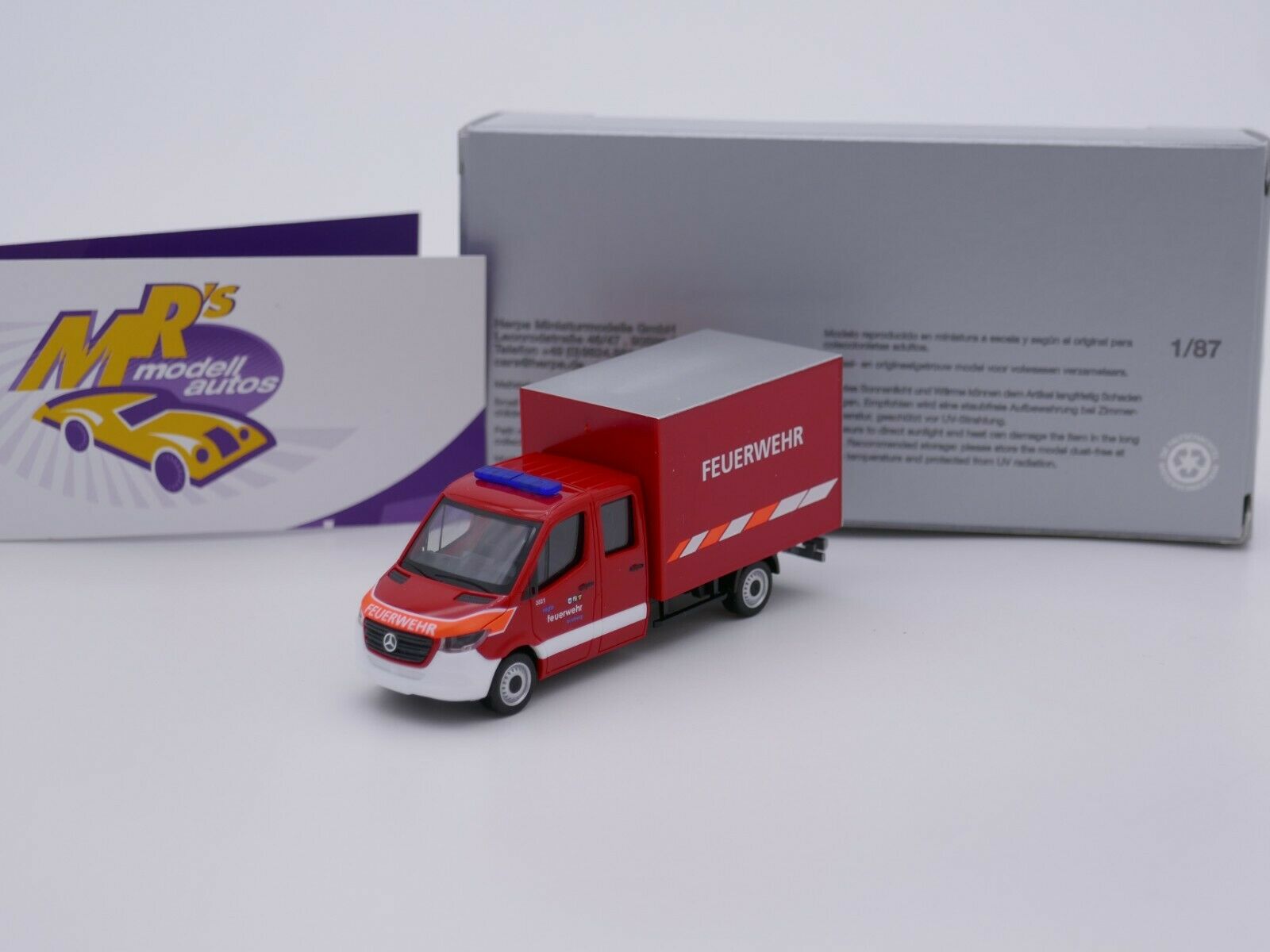 Shop für gebrauchte Modellautos - Mercedes- Benz Sprinter