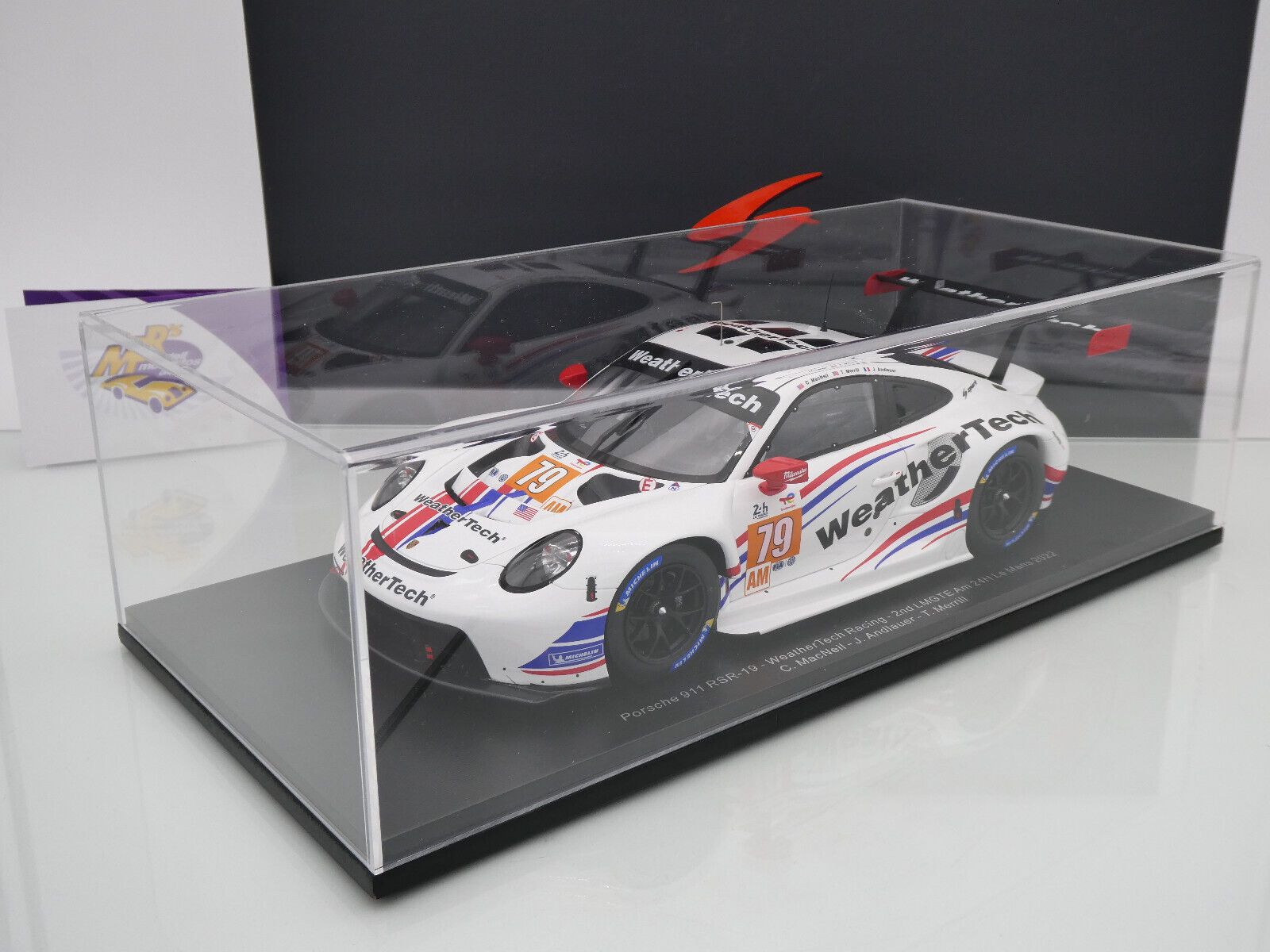 1/43 Porsche 911 RSR-19 No.79 WeatherTech Racing 24H Le Mans 2021