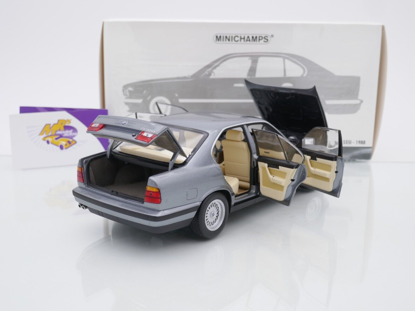Mrs Modellautos - Minichamps 100024008 # BMW 535i (E34) Limousine
