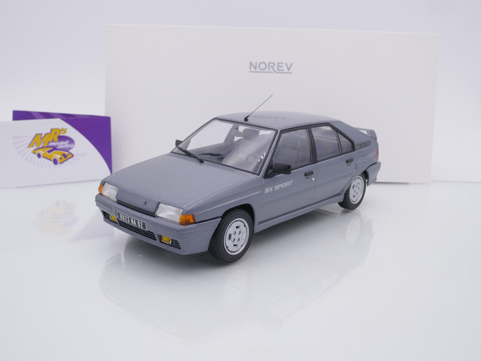 1:18 Norev Citroen BX Sport 1985 Argent Édition Limitée