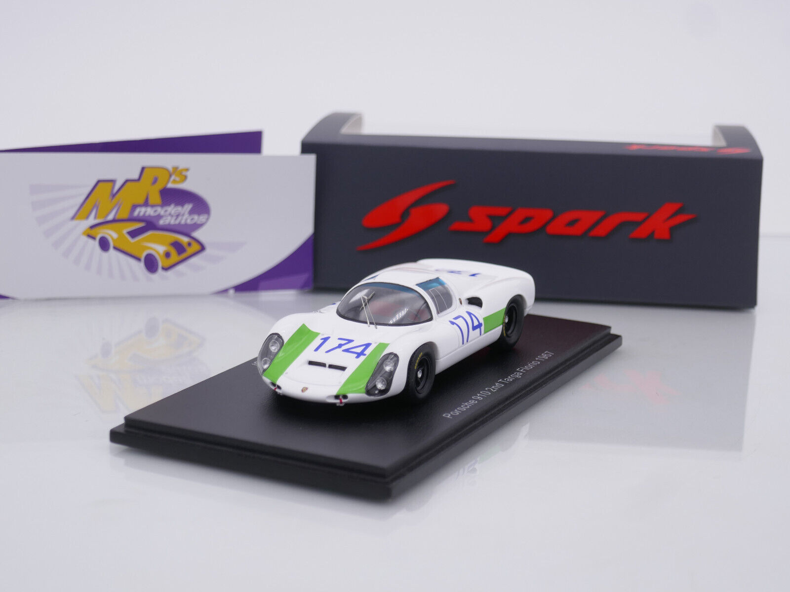 Modèle Réduit Spark Porsche 910 Targa Florio 1967 - 1/43 - Résine - S9239
