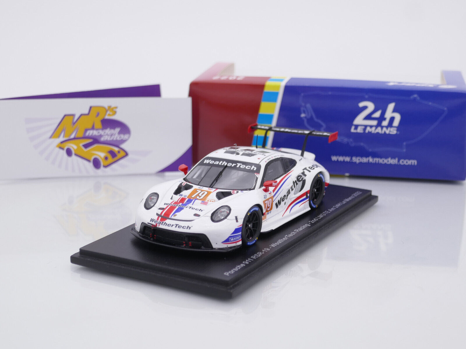 Mrs Modellautos - Spark S8651 # Porsche 911 RSR-19 Nr.79 2nd LMGTE