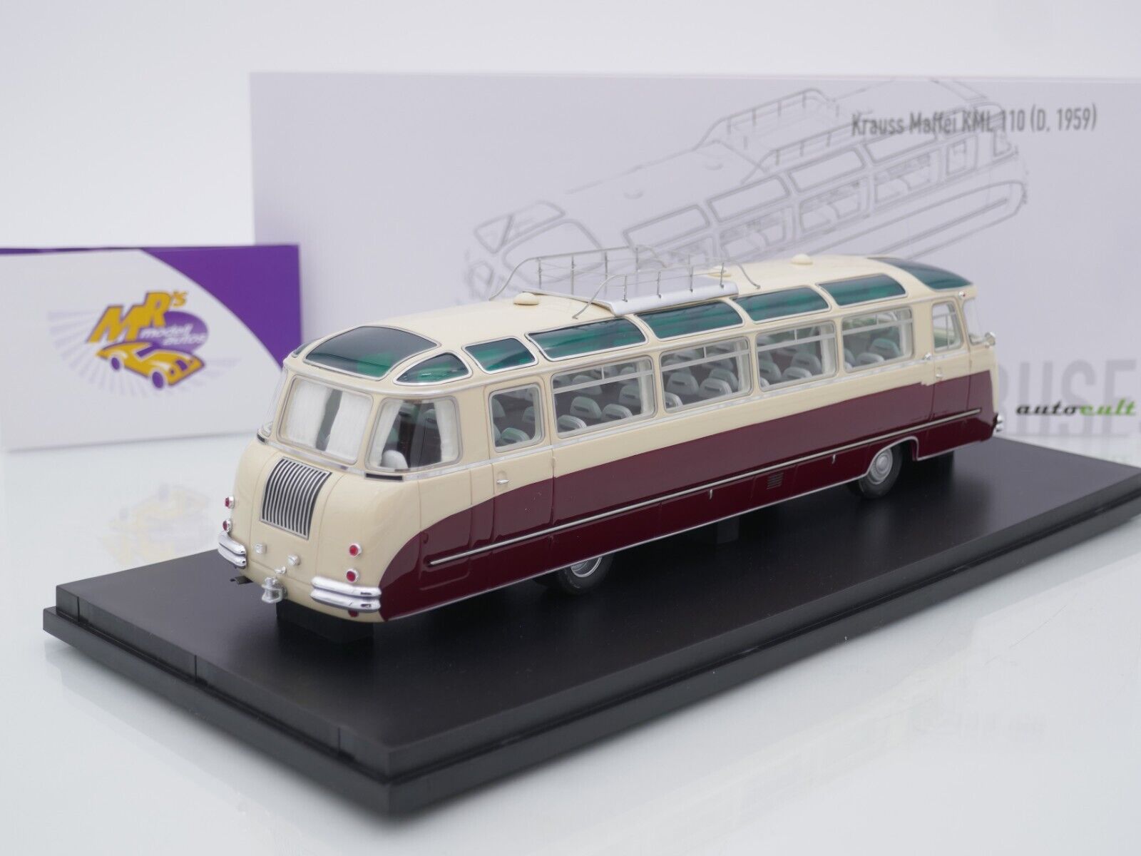 Mrs Modellautos Autocult Avenue 10010 Krauss Maffei KML 110 mrs-modellautos-autocult-avenue-10010-krauss-maffei-kml-110