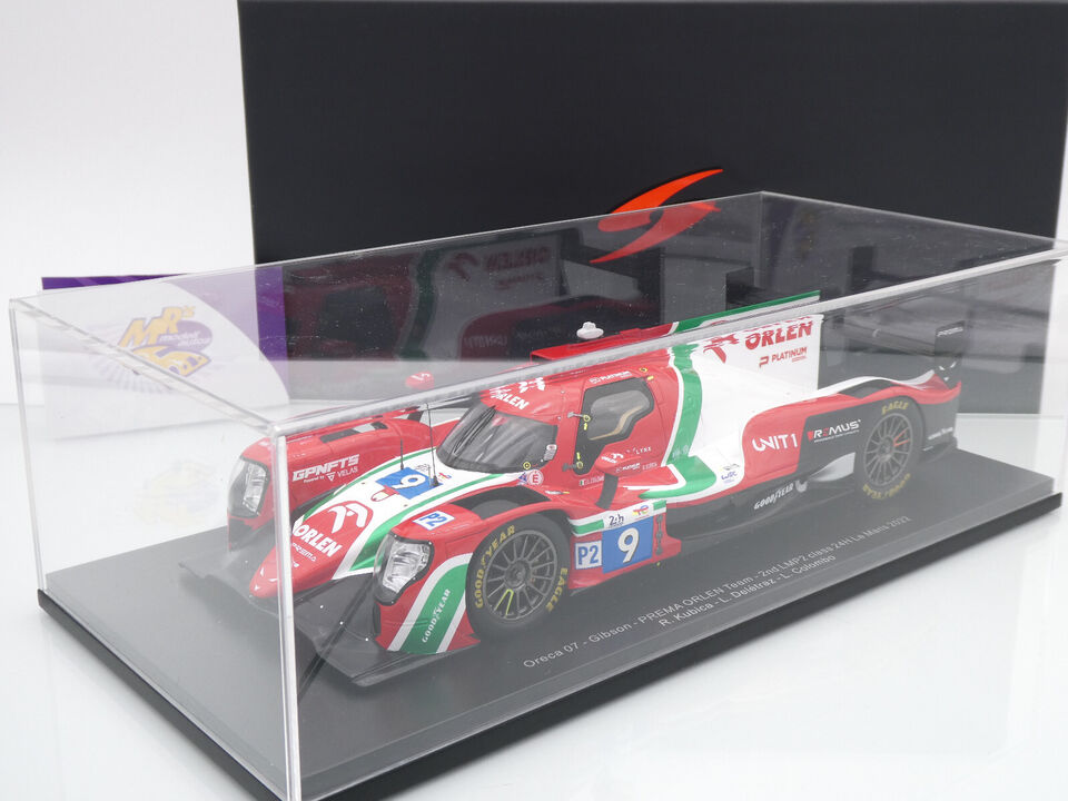 Oreca 07 - Gibson 9 24 Heures du Mans 2022 2ème LMP2 Spark 18S806 - Miniatures Autos Motos