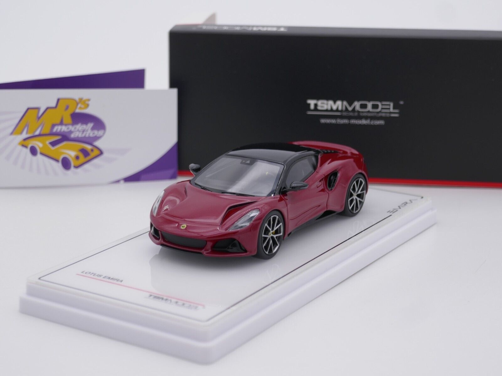 Lotus Emira Miniature 1/43 – TSM Model – Résine – Neuf En Boîte