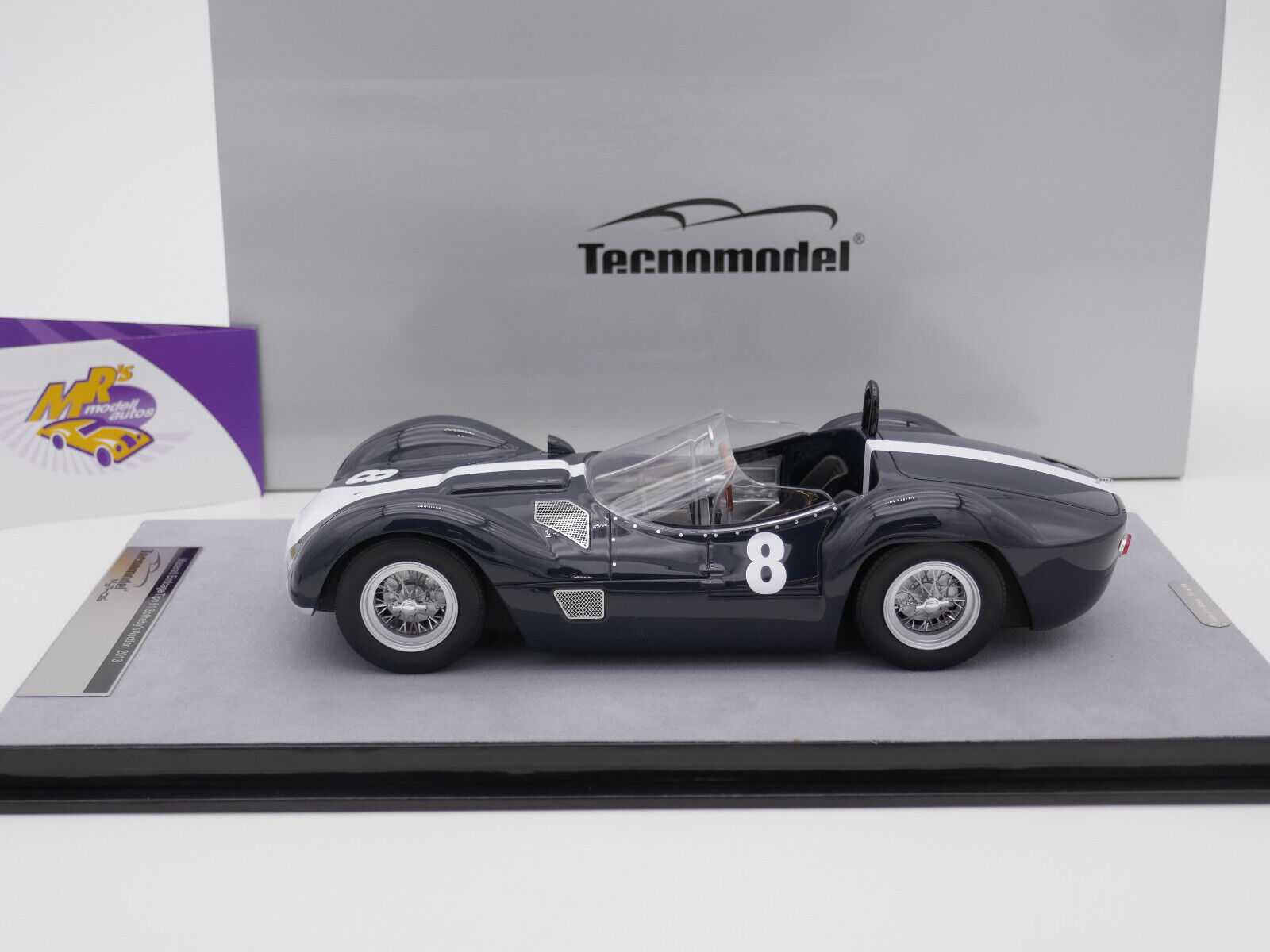 Miniature JFB Models Maserati Birdcage N°53 - Pomona 1961 - 1/43 - TOP PRICE !