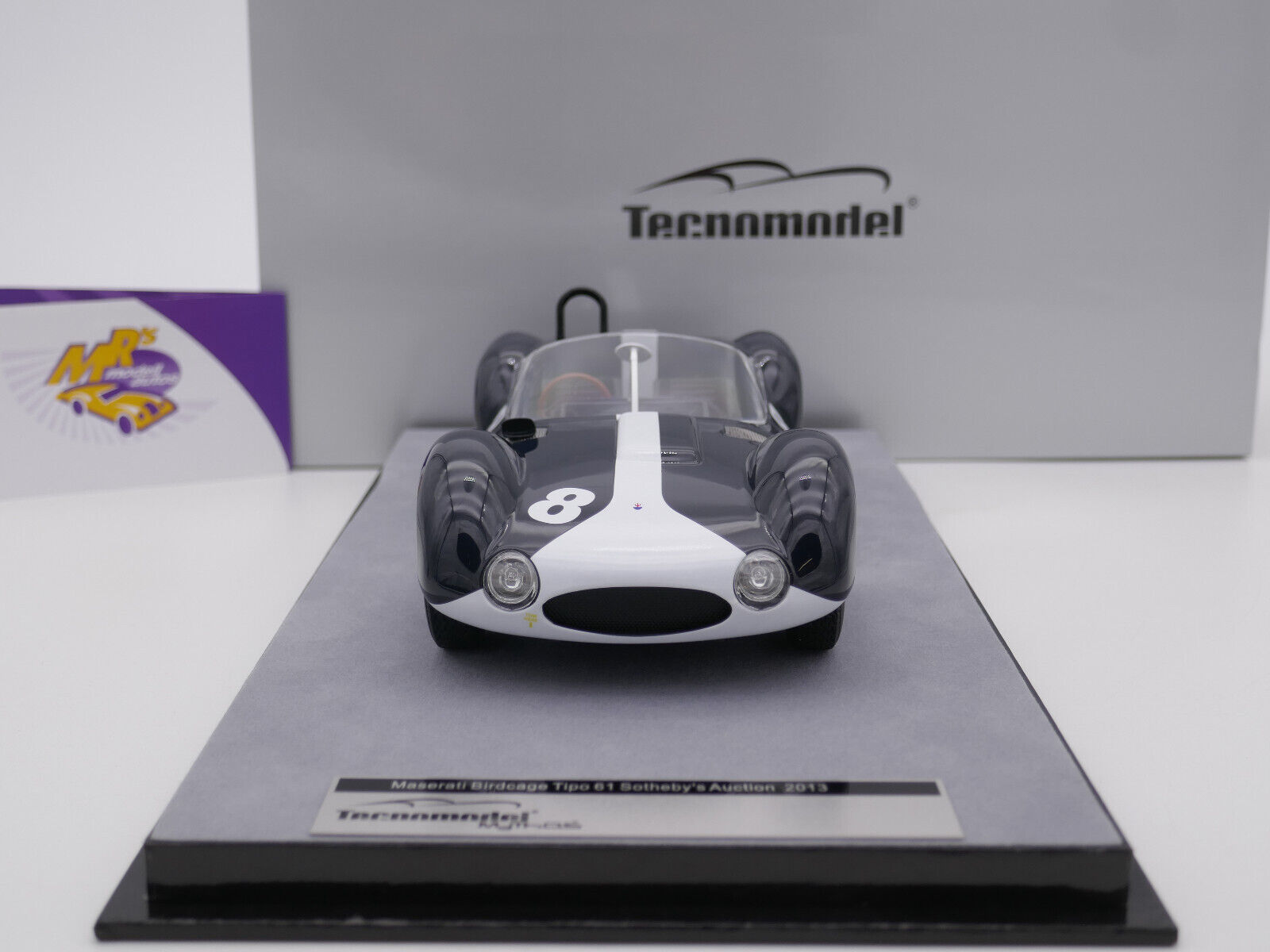 Miniature JFB Models Maserati Birdcage N°53 - Pomona 1961 - 1/43 - TOP PRICE !