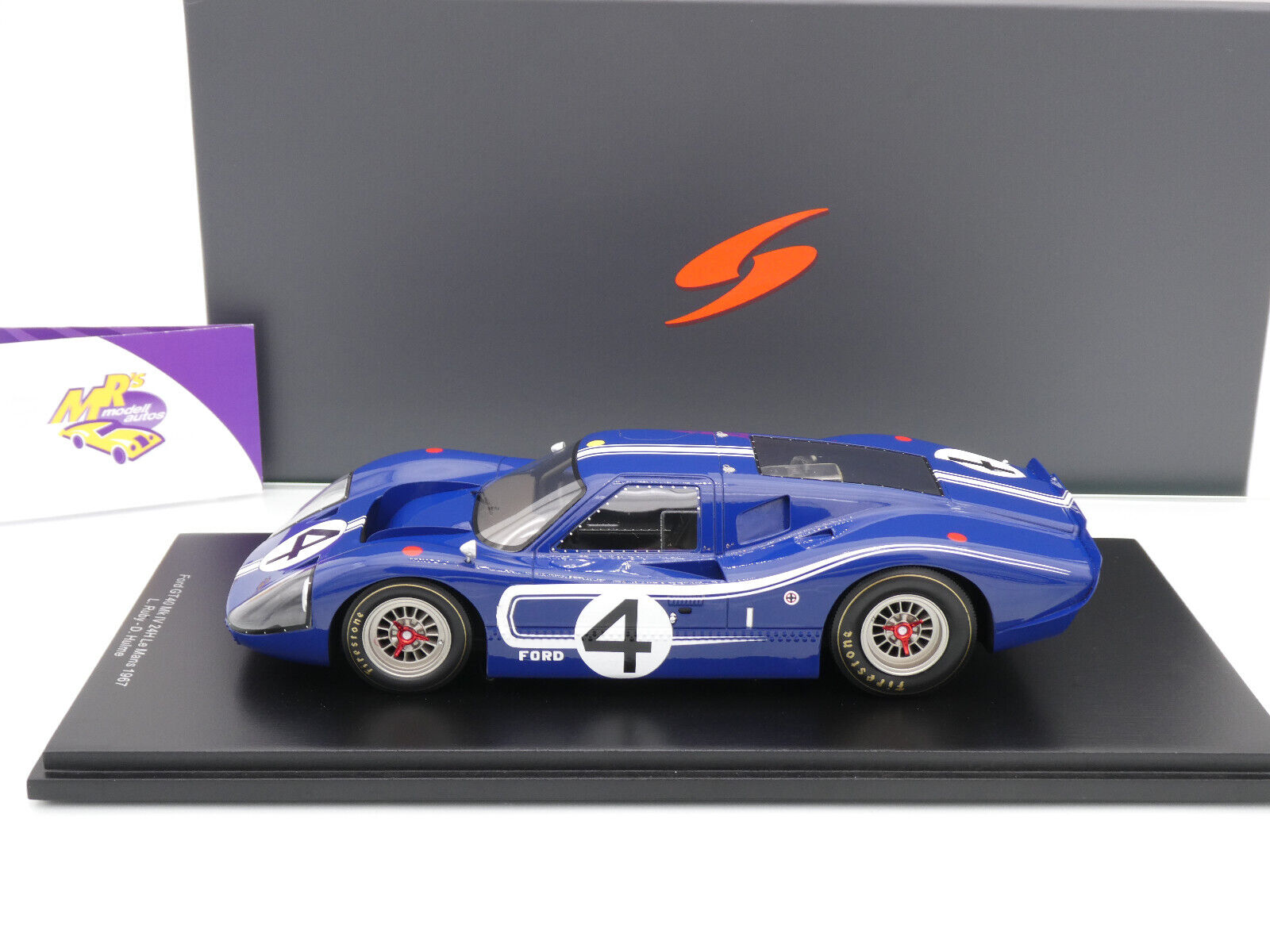 SCALEXTRIC 1:32 Ford GT40 MK IV Le Mans 1967 / Neu Und OVP EUR 42,00