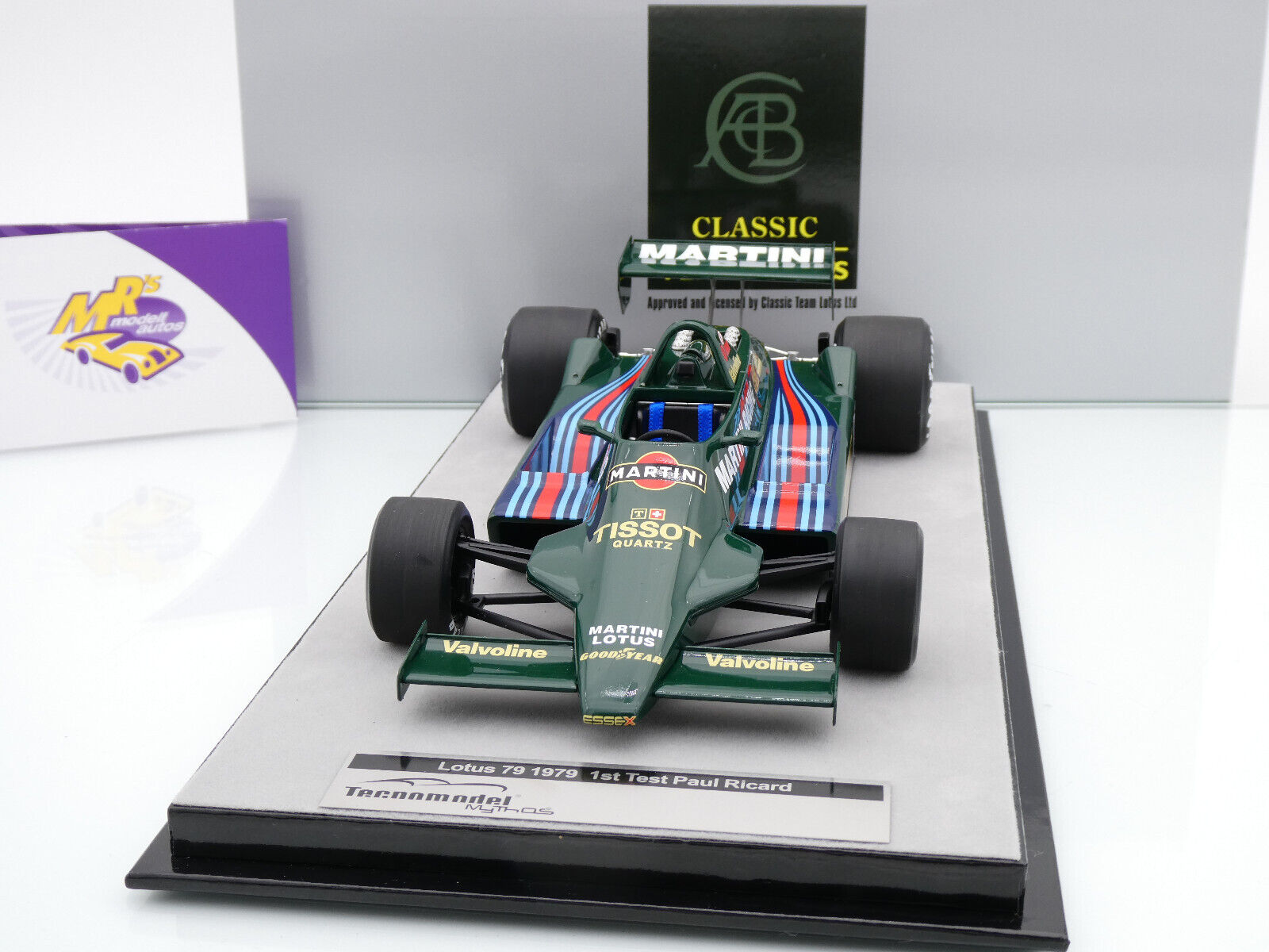 A PMA 1/43 Lotus 79 Nigel Munsell 1st Test Paul Ricard 1979 LOTUS FORD