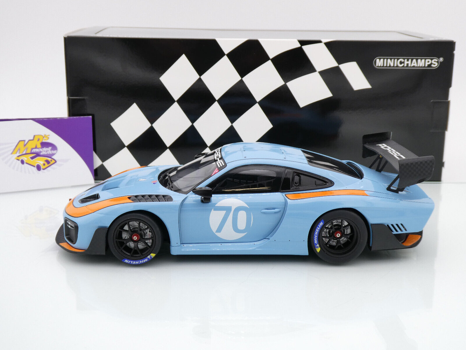 1:43 MINICHAMPS 2018 PORSCHE 935-18 Carrera #69 blue red LE 1,500 pcs