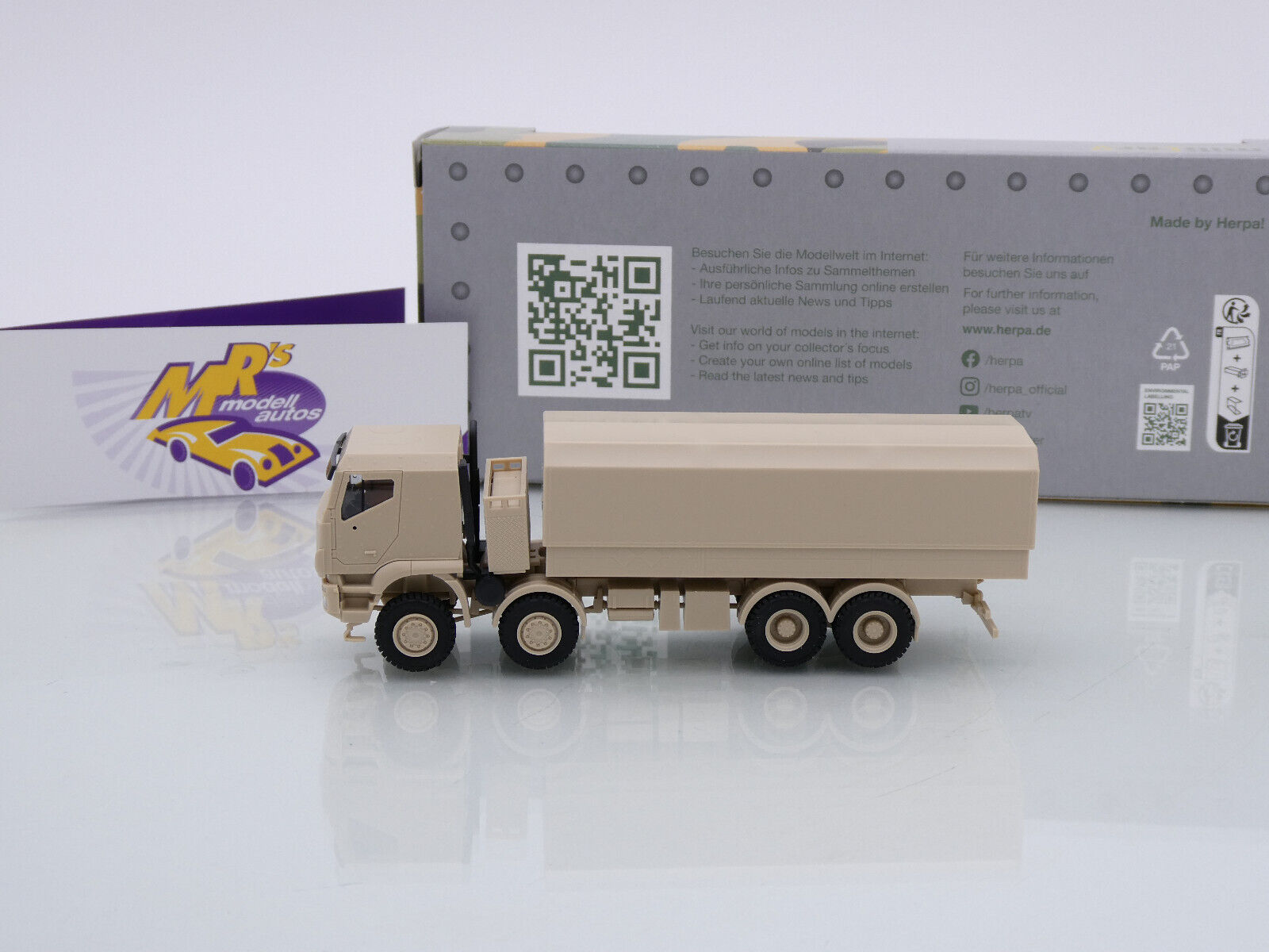 Herpa Ricambi Per Modellismo: Cabina Trakker Protetta (2 Pezzi) | Scala 1:87 | Parti Di Ricambio Per Auto Modelli
