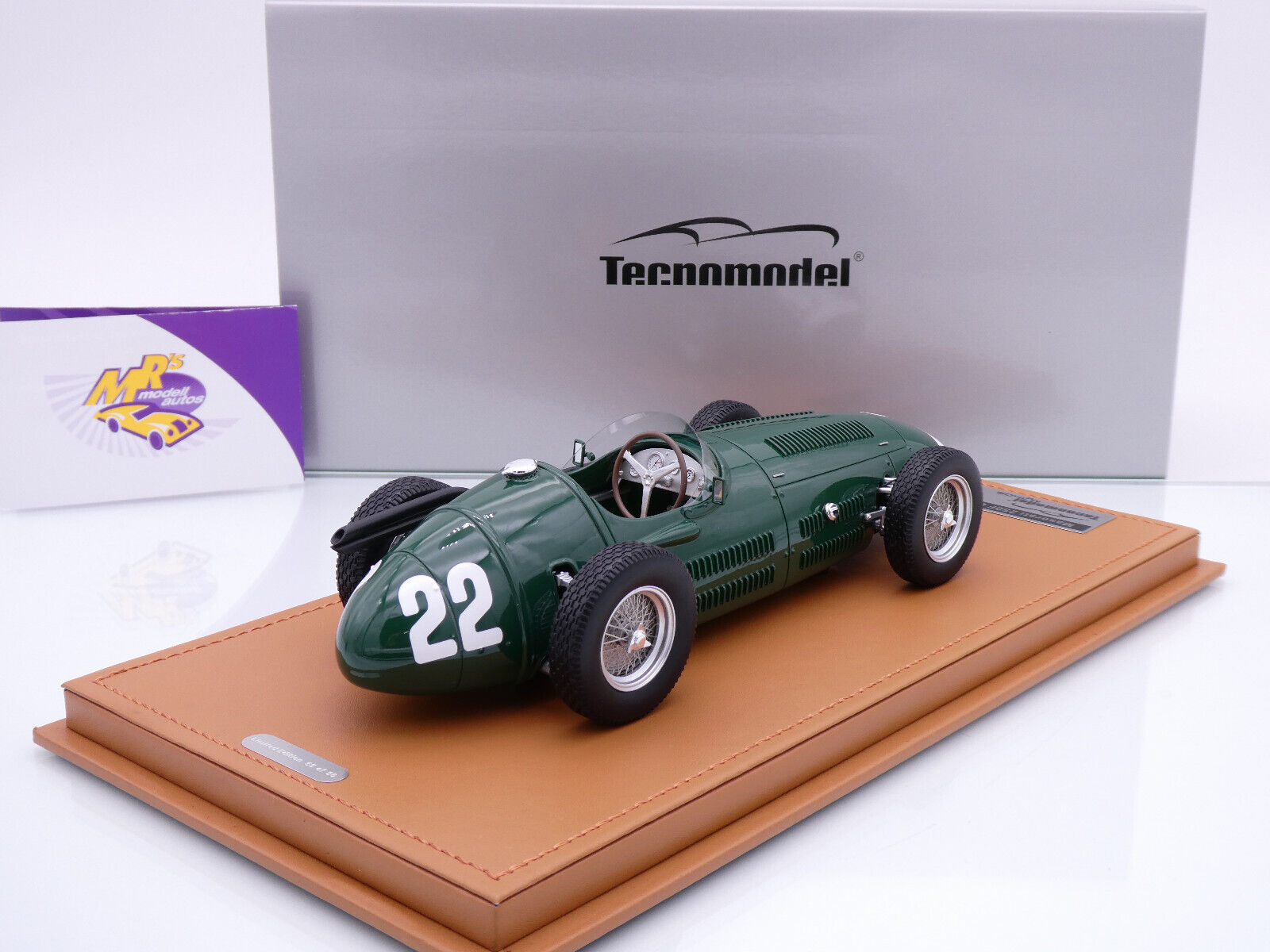 Tecnomodel 1:18 S. Moss Maserati 250F #22 3º Bélgica GP Fórmula 1 1954 Tm18 187b Tecnomodel 1:18 S. Moss Maserati 250F #22 3º Bélgica GP Fórmula 1 1954 Tm18 187b