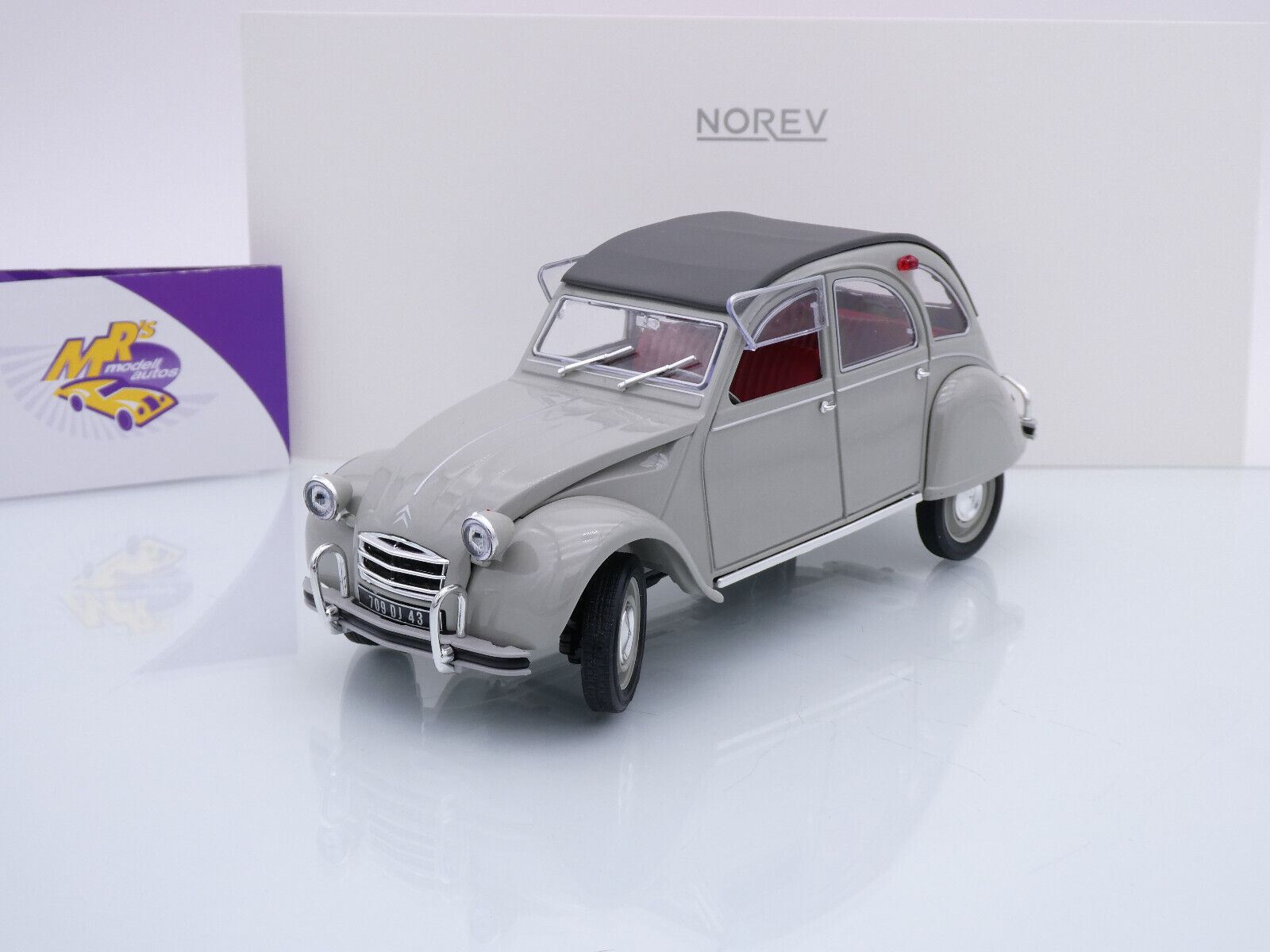 Norev- Citroen 2CV Azam 1966 Rosé Grey 1