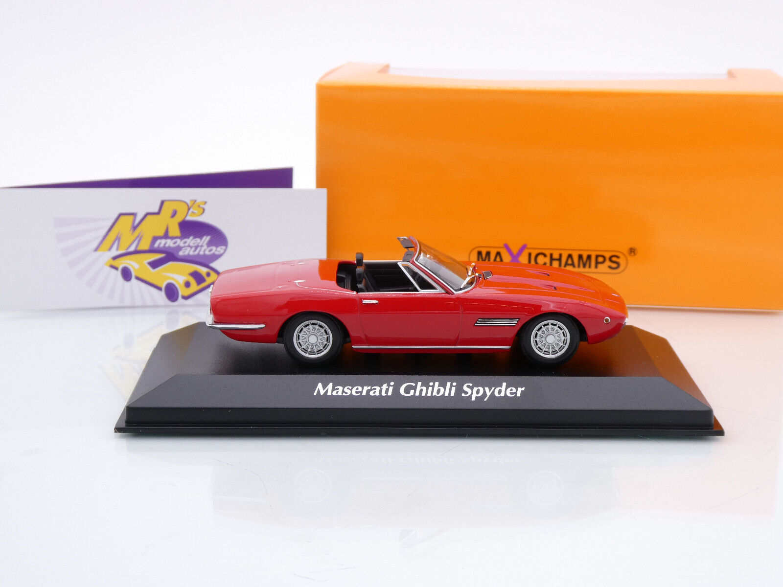 Mrs Modellautos - Maxichamps 940123330 # Maserati Ghibli Spyder