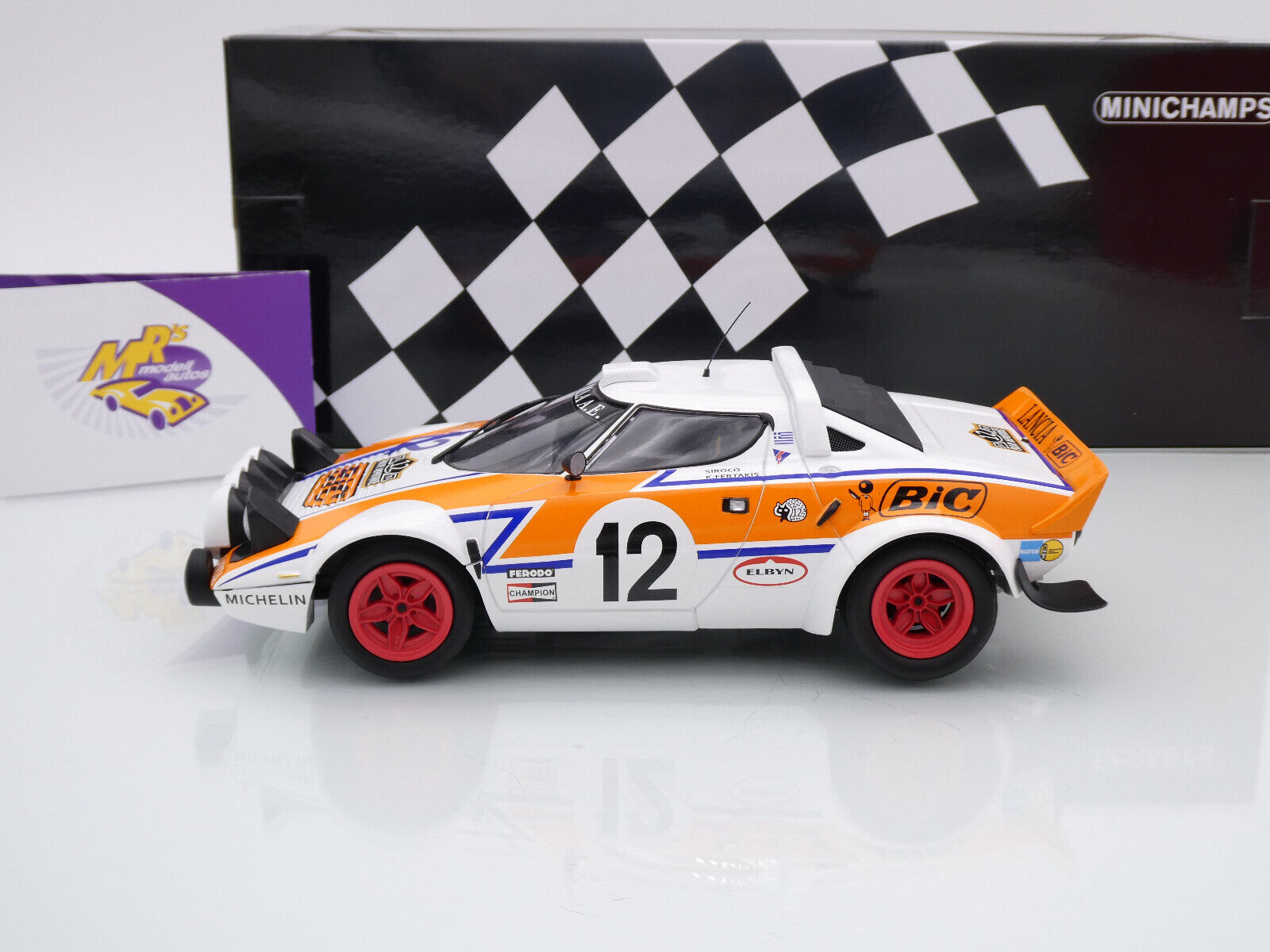 Mrs Modellautos - Minichamps 155791712 # Lancia Stratos HF #12
