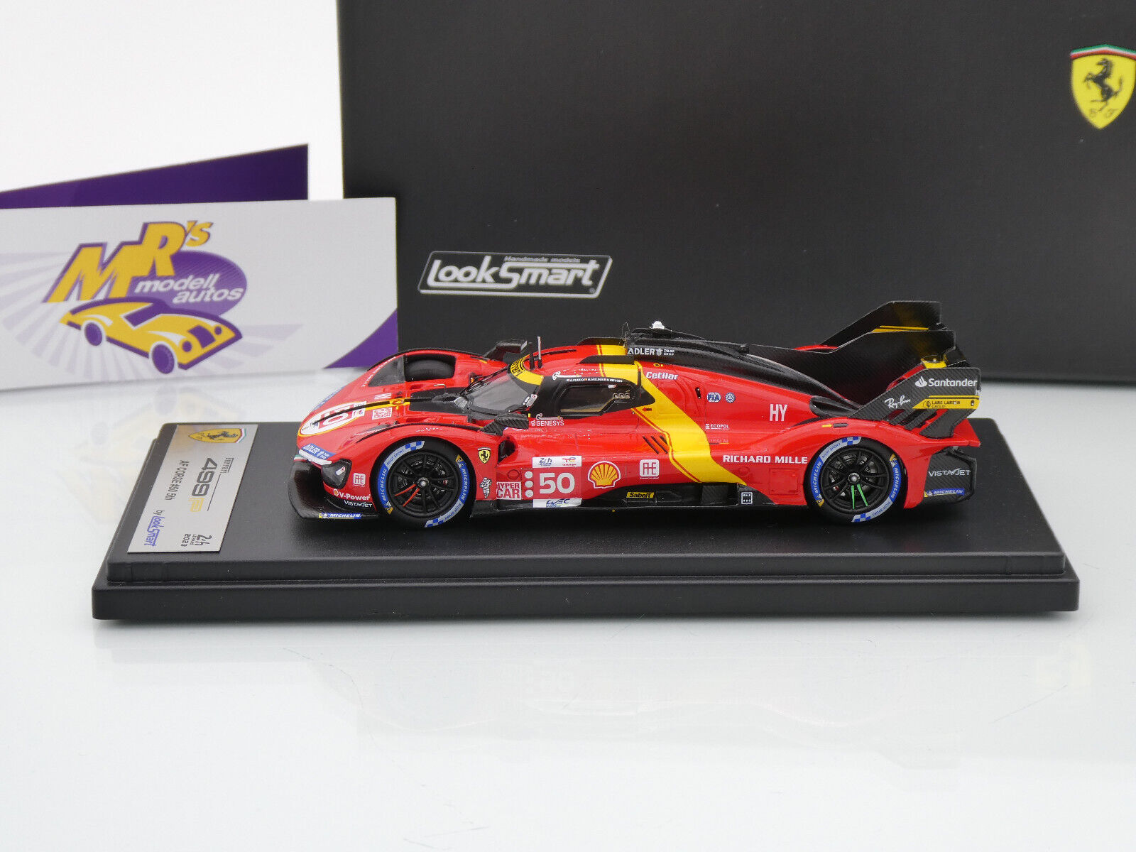 LOOKSMART 1/43 FERRARI 499P N.51 VITTORIA LE MANS 2023