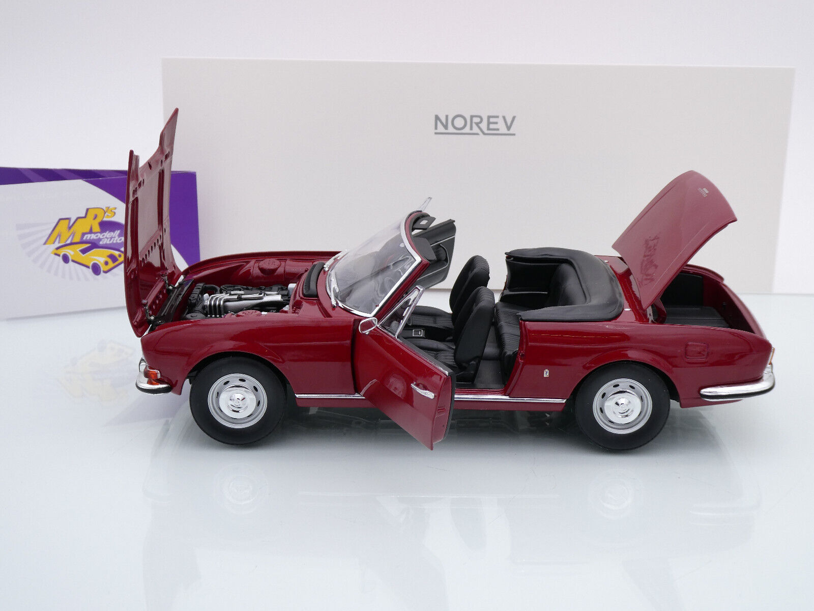 Mrs Modellautos - Norev 184818 # Peugeot 504 Cabriolet Baujahr