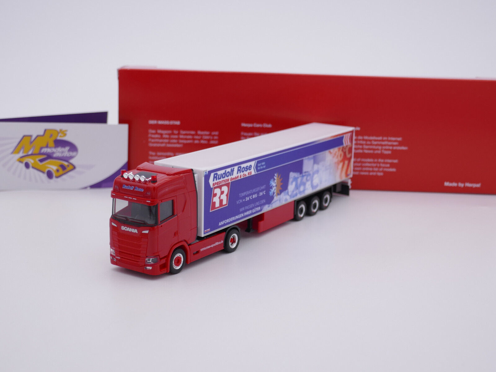 Herpa Scania CS 20 HD Kühlkoffer-Sattelzug „GESUKO“ 1:87 – Detailgetreues Modell Für Sammler & Modellbahn