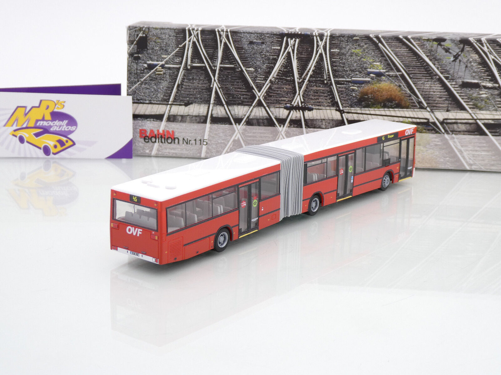 Bus Mercedes O 405 CNG Rietze – 1/87, Modèle Spécial Prg Greiz, Vert