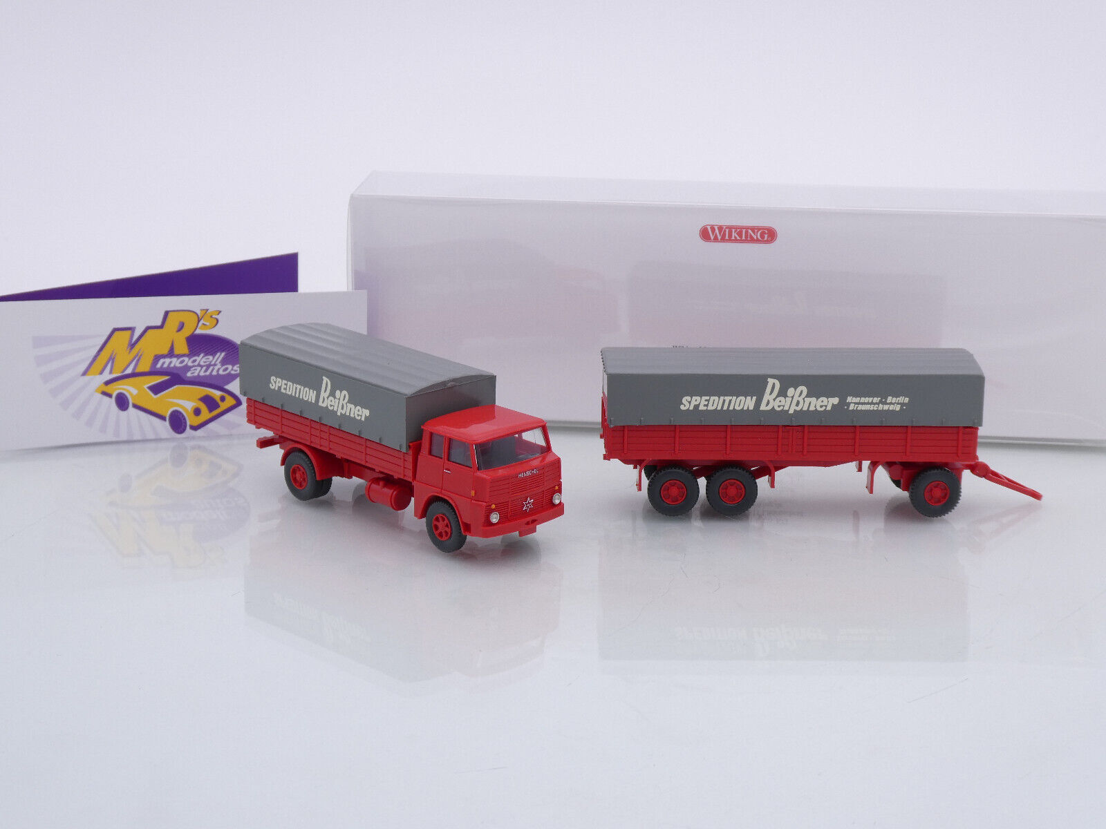 AA440 LOT 3 CAMIONS HENSCHEL WIKING HS14 REF 41f + 41b BON ETAT