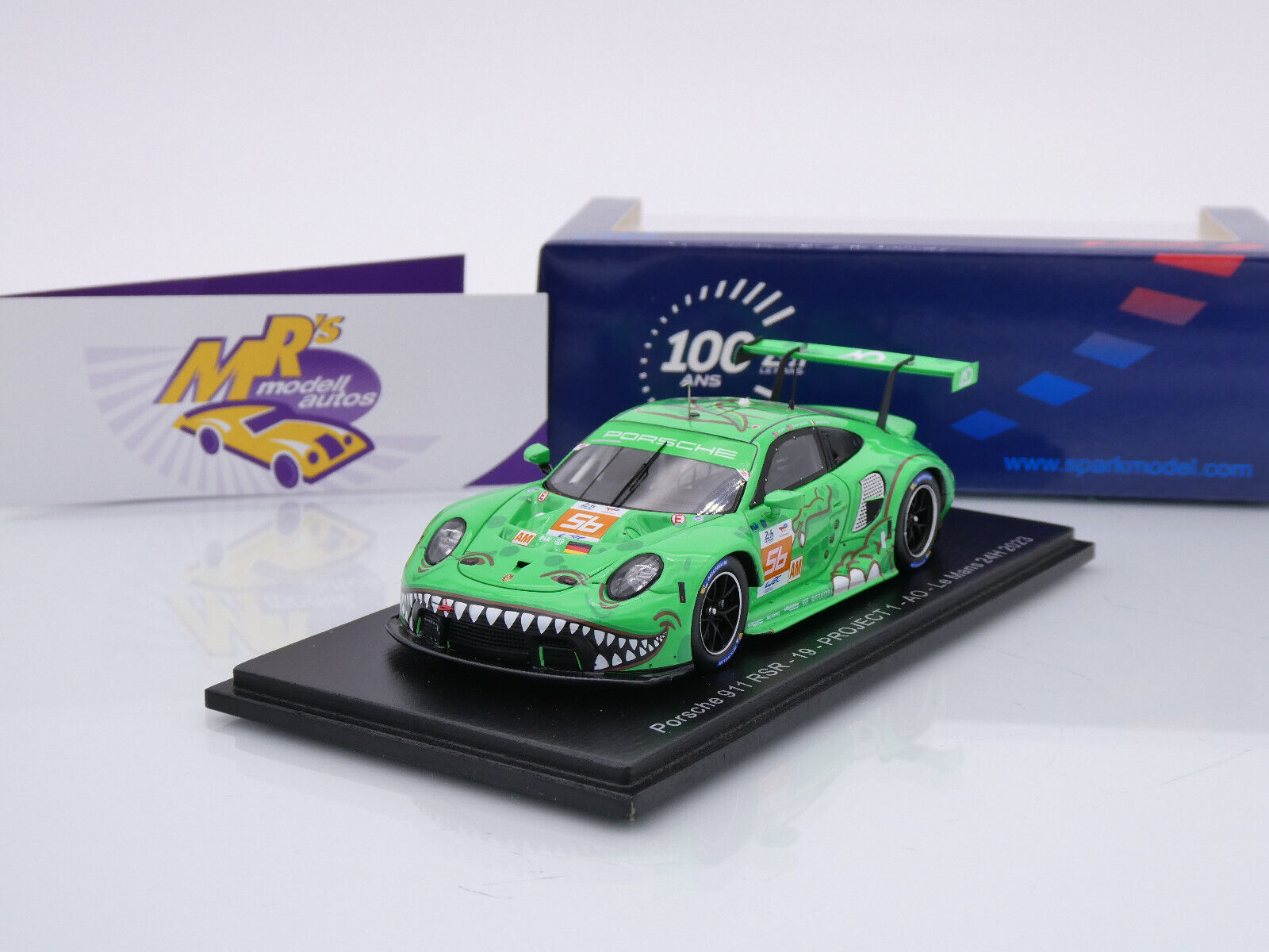 Mrs Modellautos - Spark S8762 # Porsche 911 RSR-19 Nr.56 24h Le