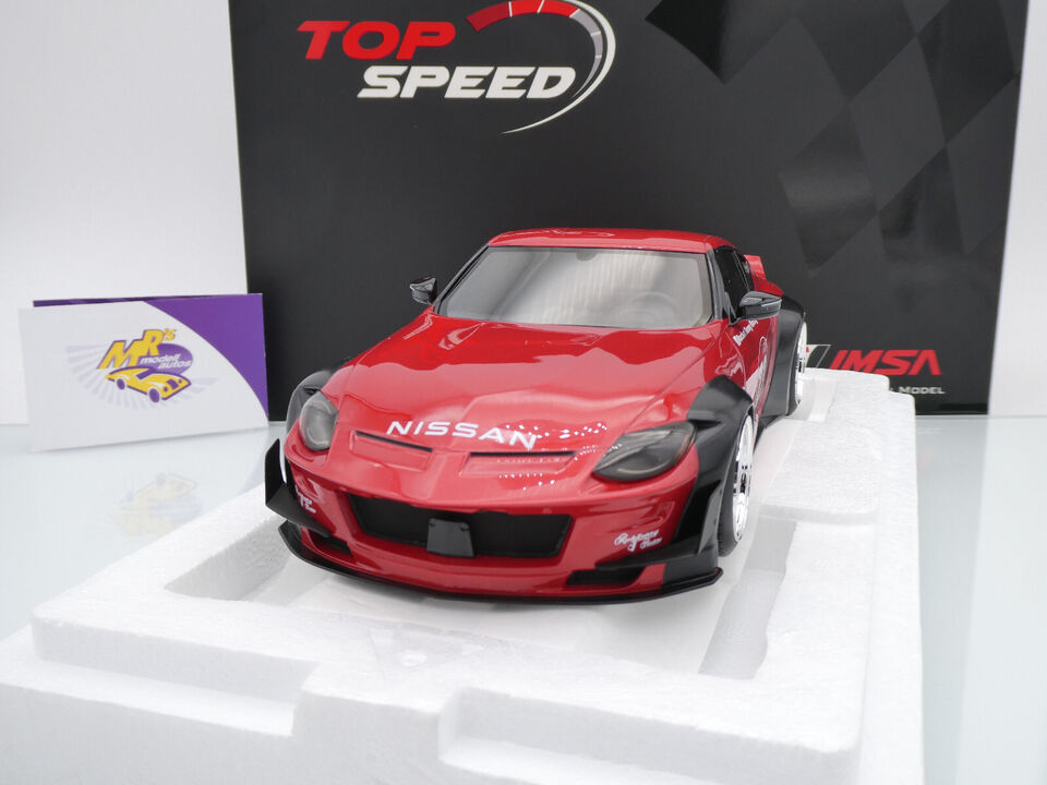 Mrs Modellautos - Top Speed TS0513 # Nissan Z (RZ34) rotmetallic