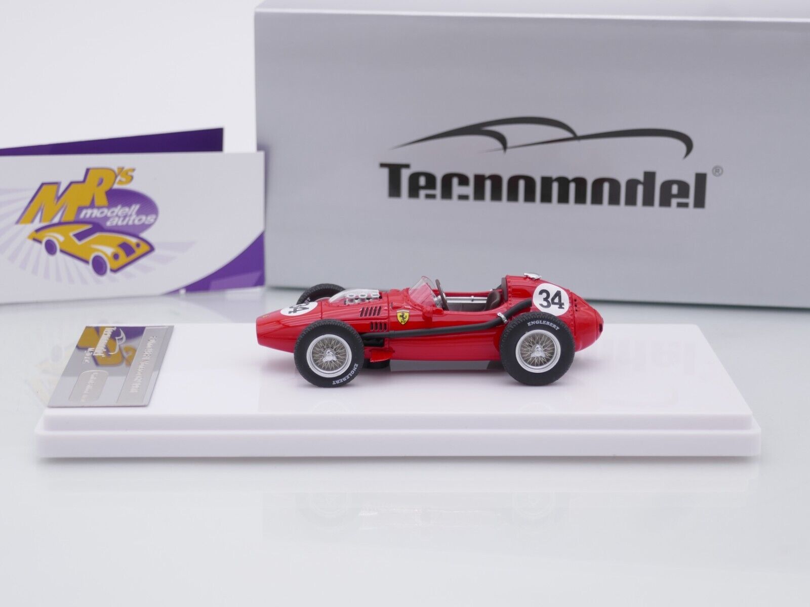 Tecnomodel TM43-17C FERRARI 625 F1 10 CASTELLOTTI GP ANGLETERRE 1955 1