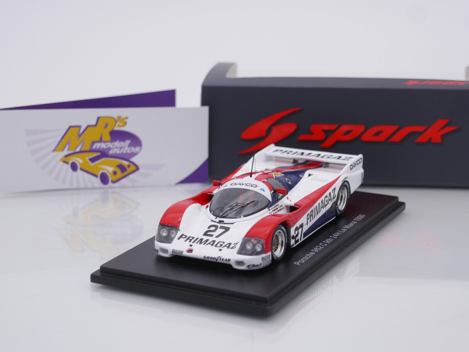 Spark S9889 PORSCHE 962 C N°51 24H Le Mans 1991 P. Yver - O