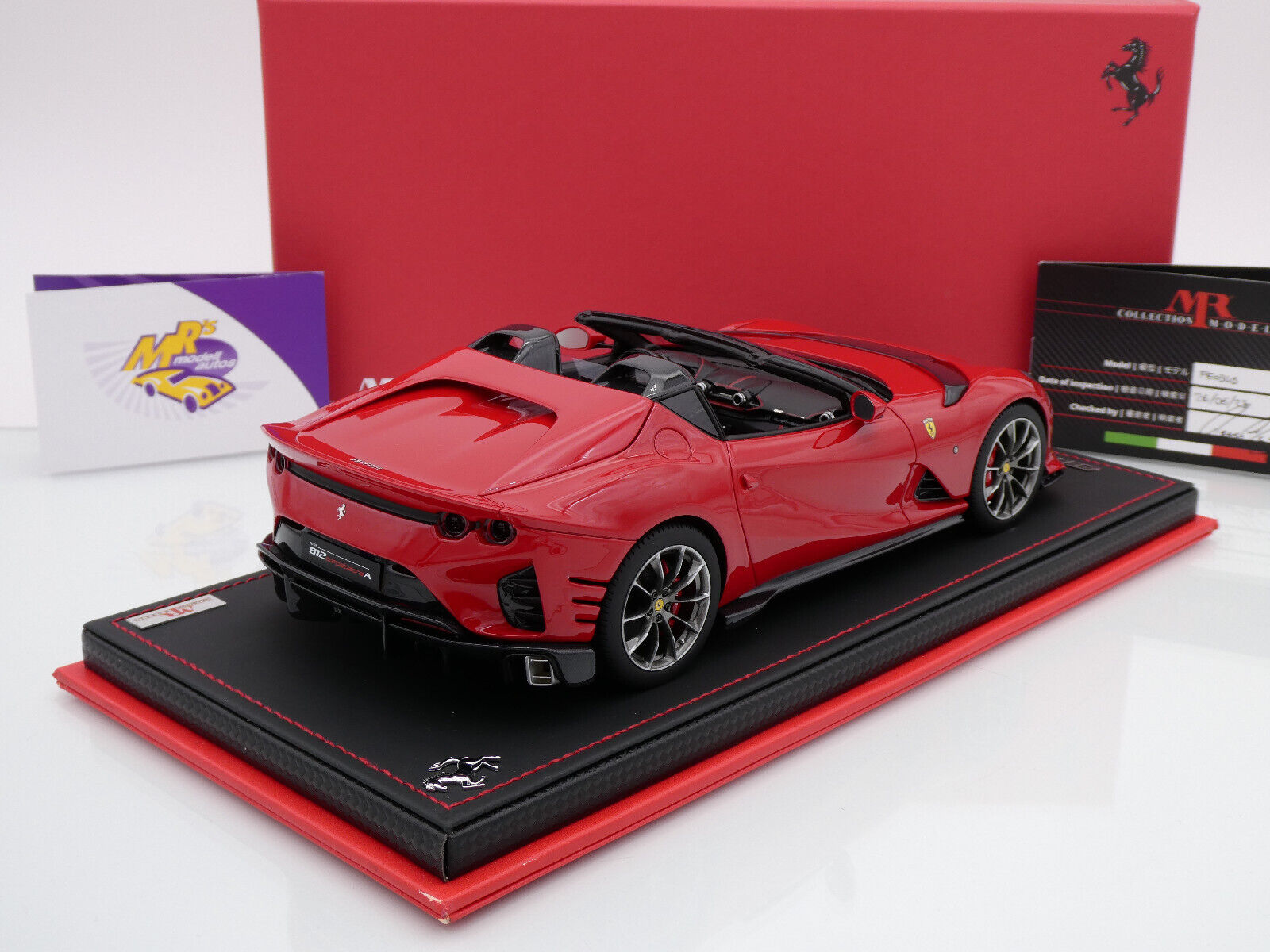 Ferrari 812 Competizione A (Rosso Corsa) 118 MR Collection FE034B