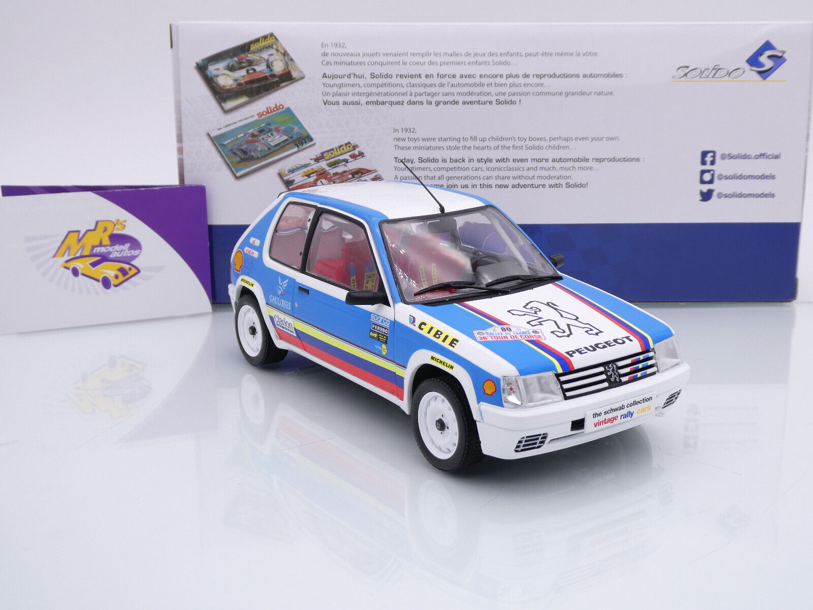 Solido 1309 Modifié - Renault 14 GTS #92 - Tour De Corse 1984 - Struyf/Ragnod - 1/43