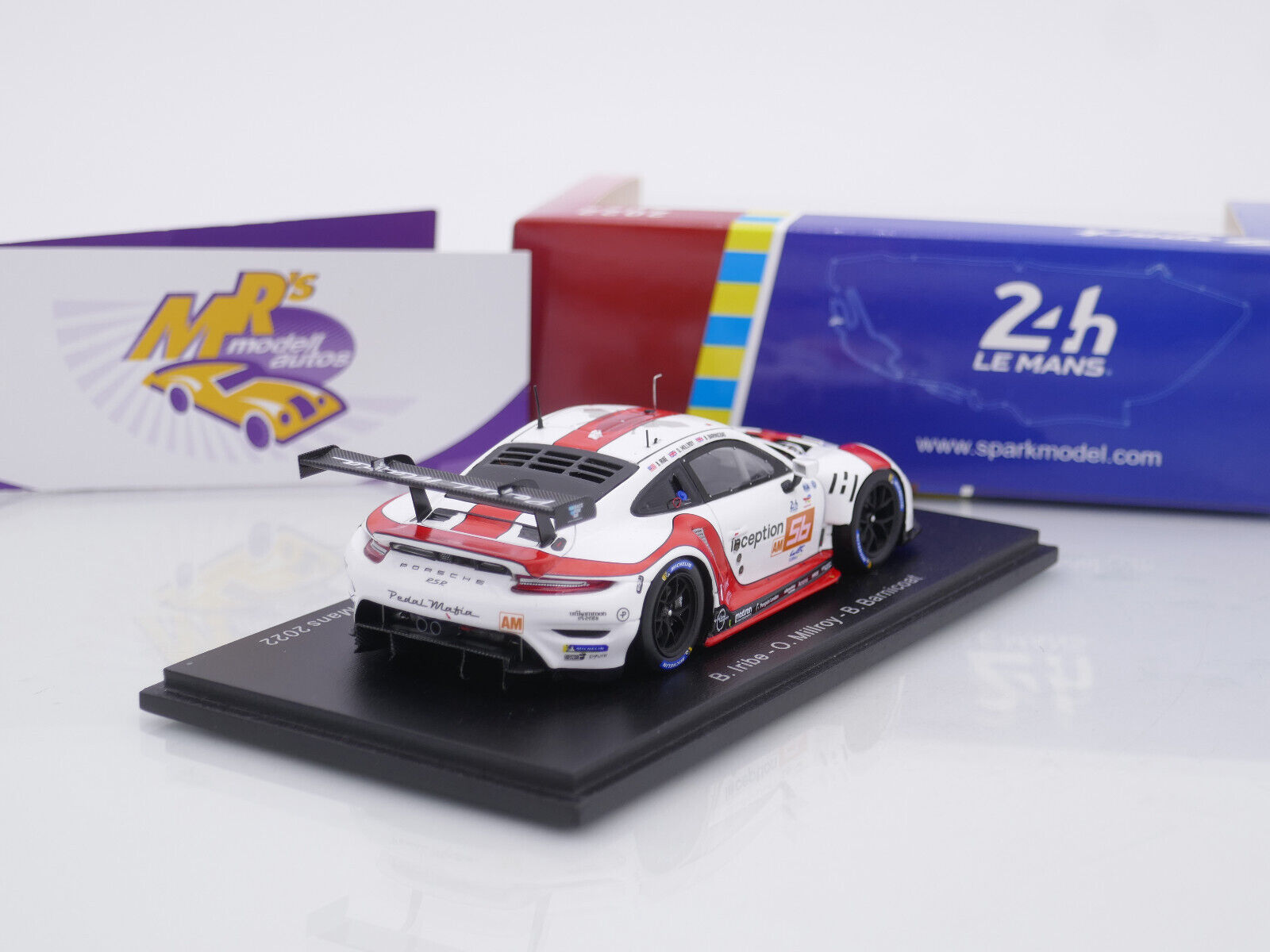 Mrs Modellautos - Spark S8649 # Porsche 911 RSR-19 Nr.56 24h Le Mans