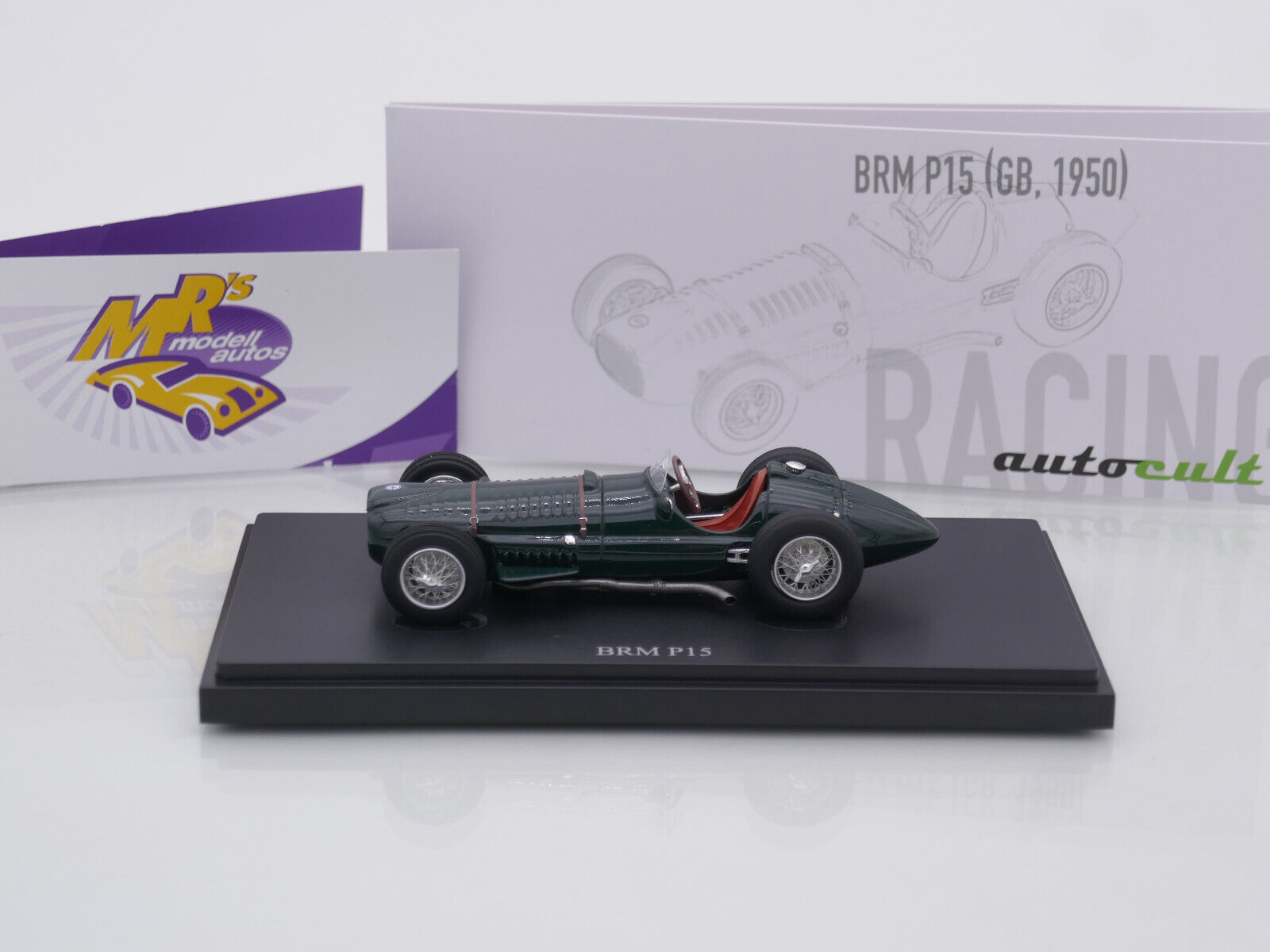 BRM02 - BRM P 15 MK 1 Châssis IV (V16 1500cc) - 1950 Recon